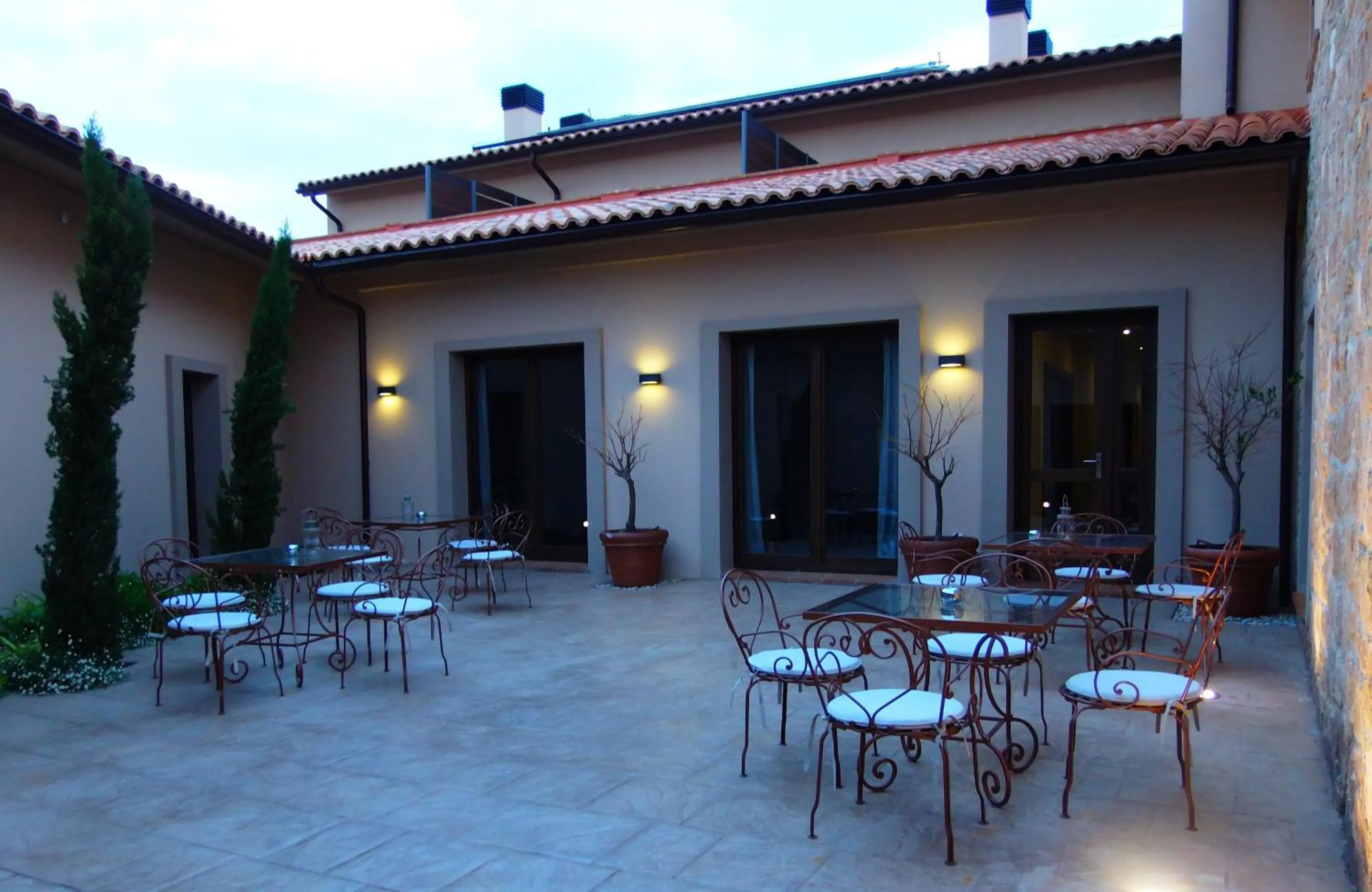 Patio in Hotel Villa Monter