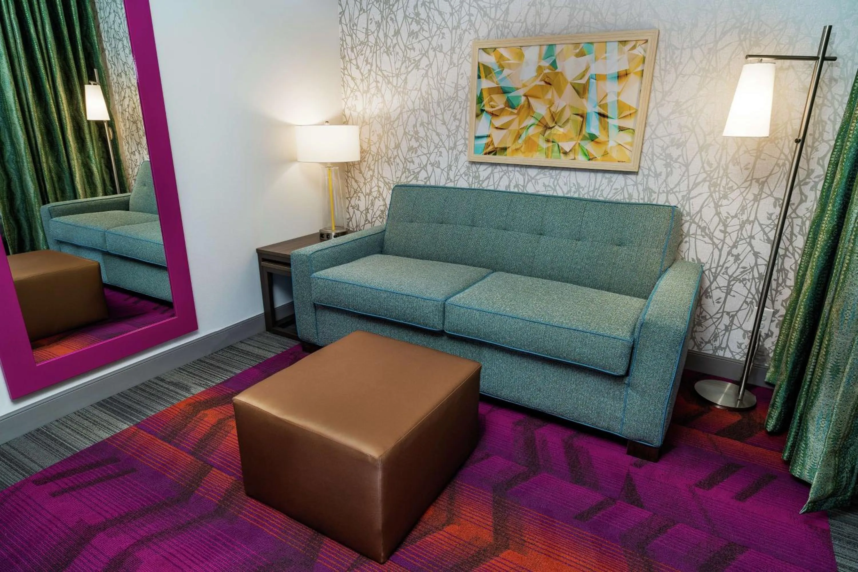 Living room in Home2 Suites By Hilton San Antonio At The Rim, Tx