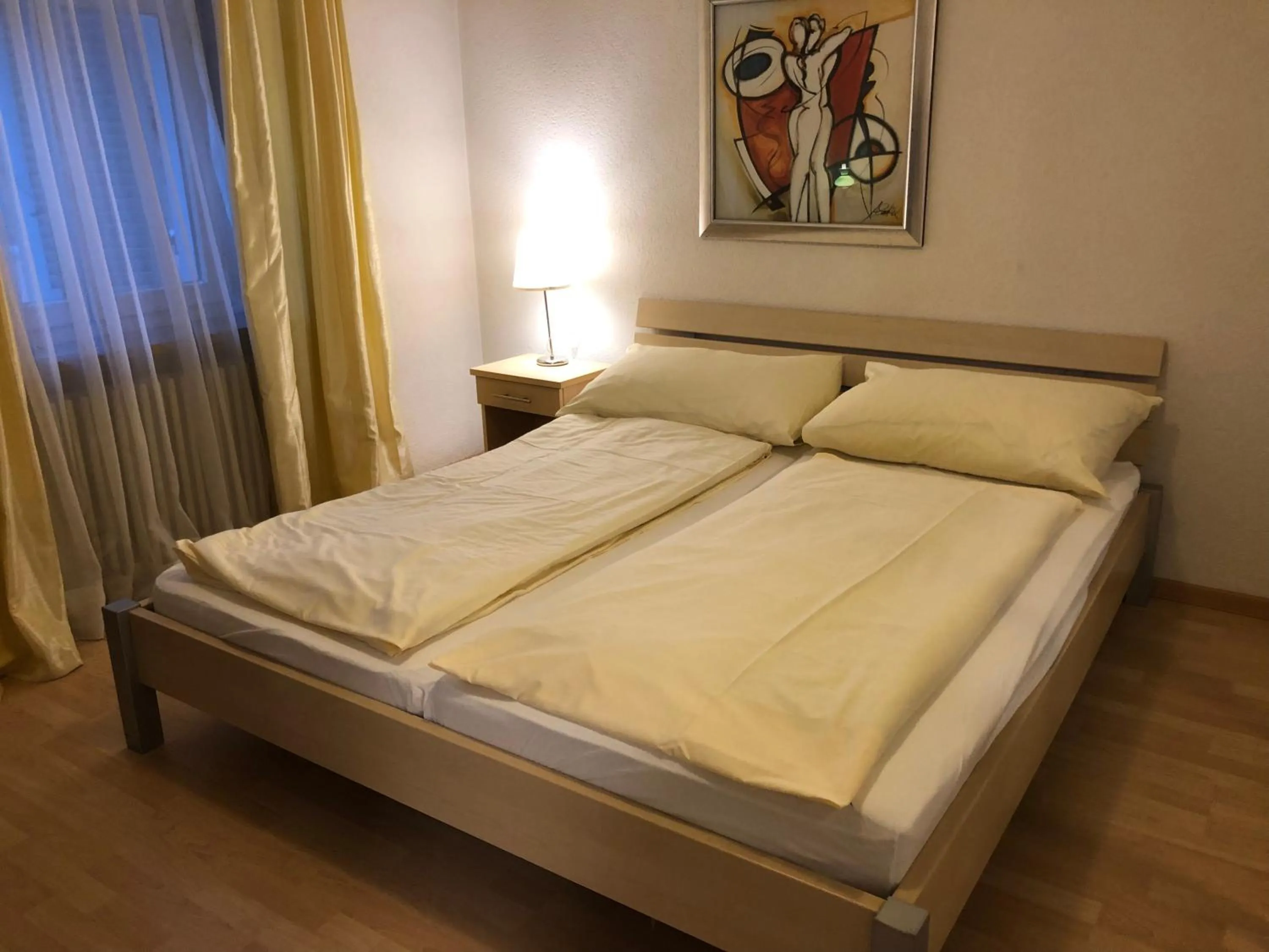 Bed in SASS APARTHOTEL