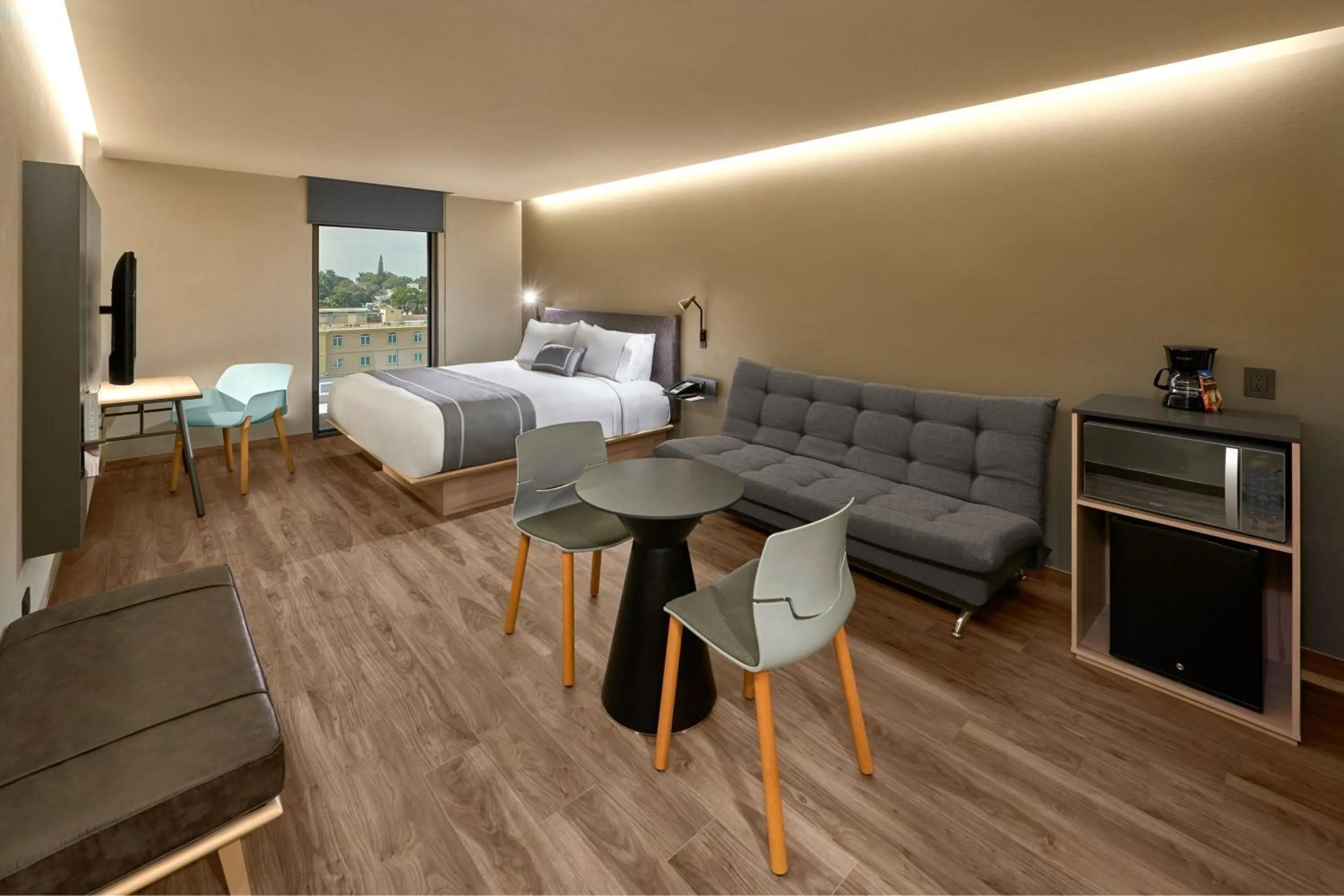 Bedroom, Bed in City Express Plus by Marriott Tampico