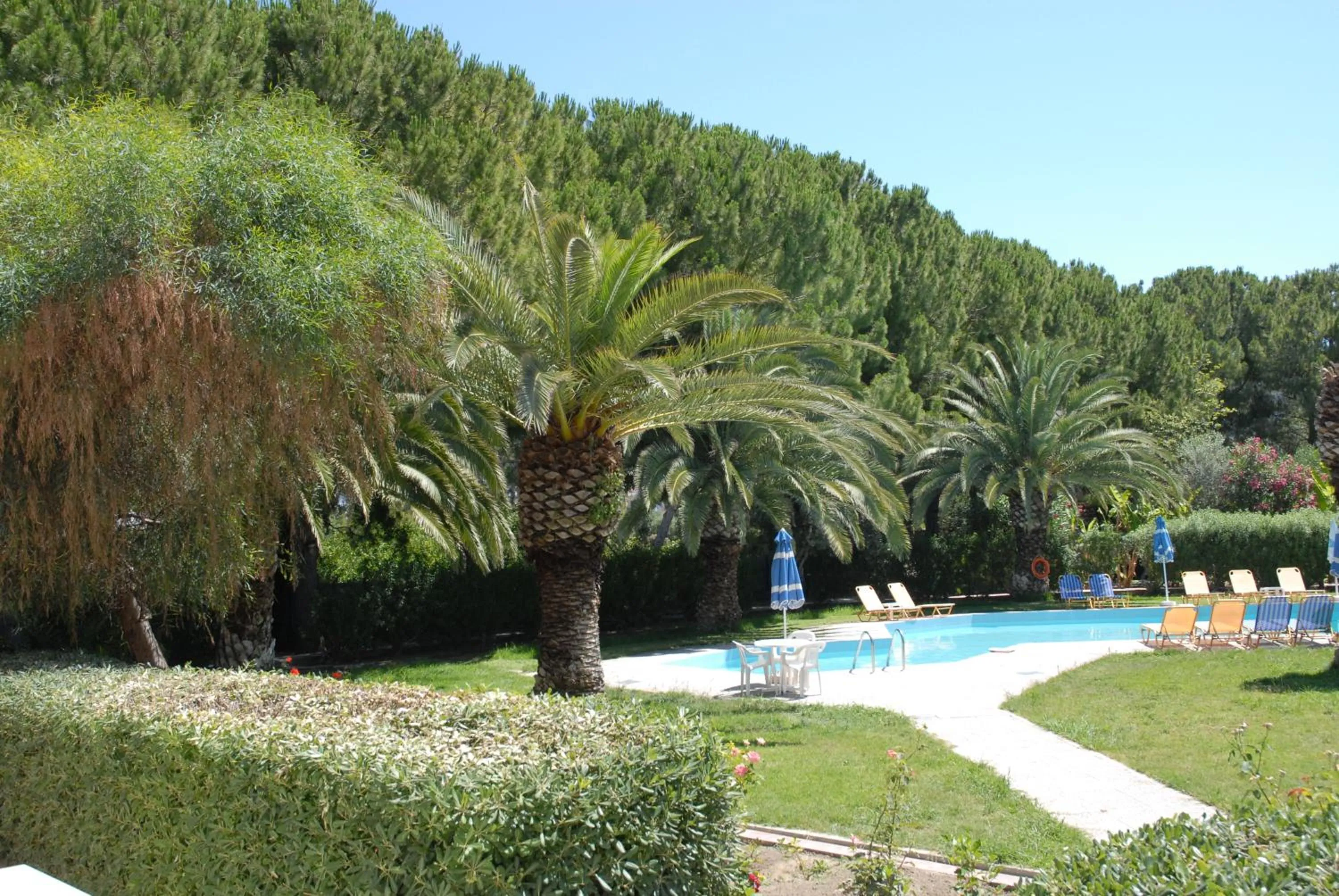 Pool view in Niki Hotel Apartments