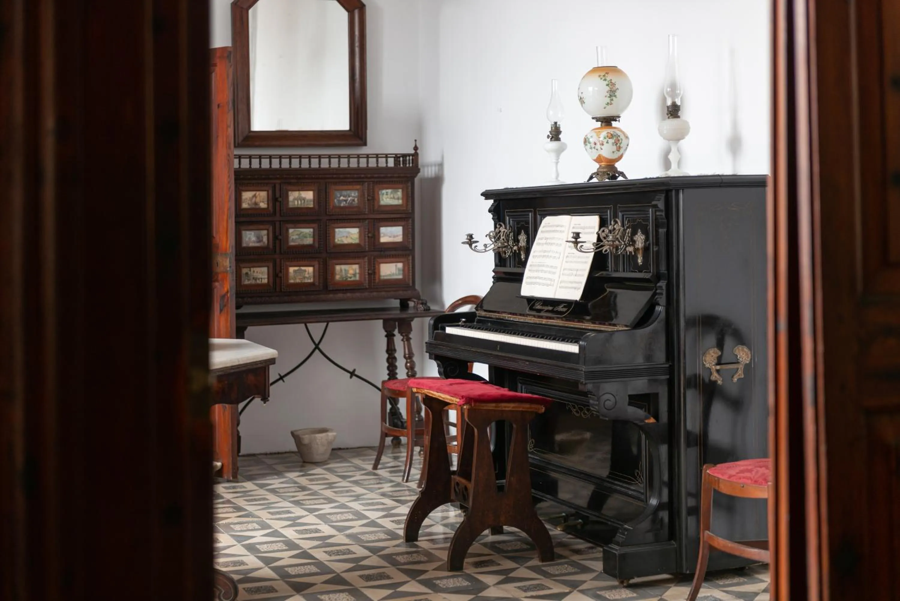Living room in Hostal Pons