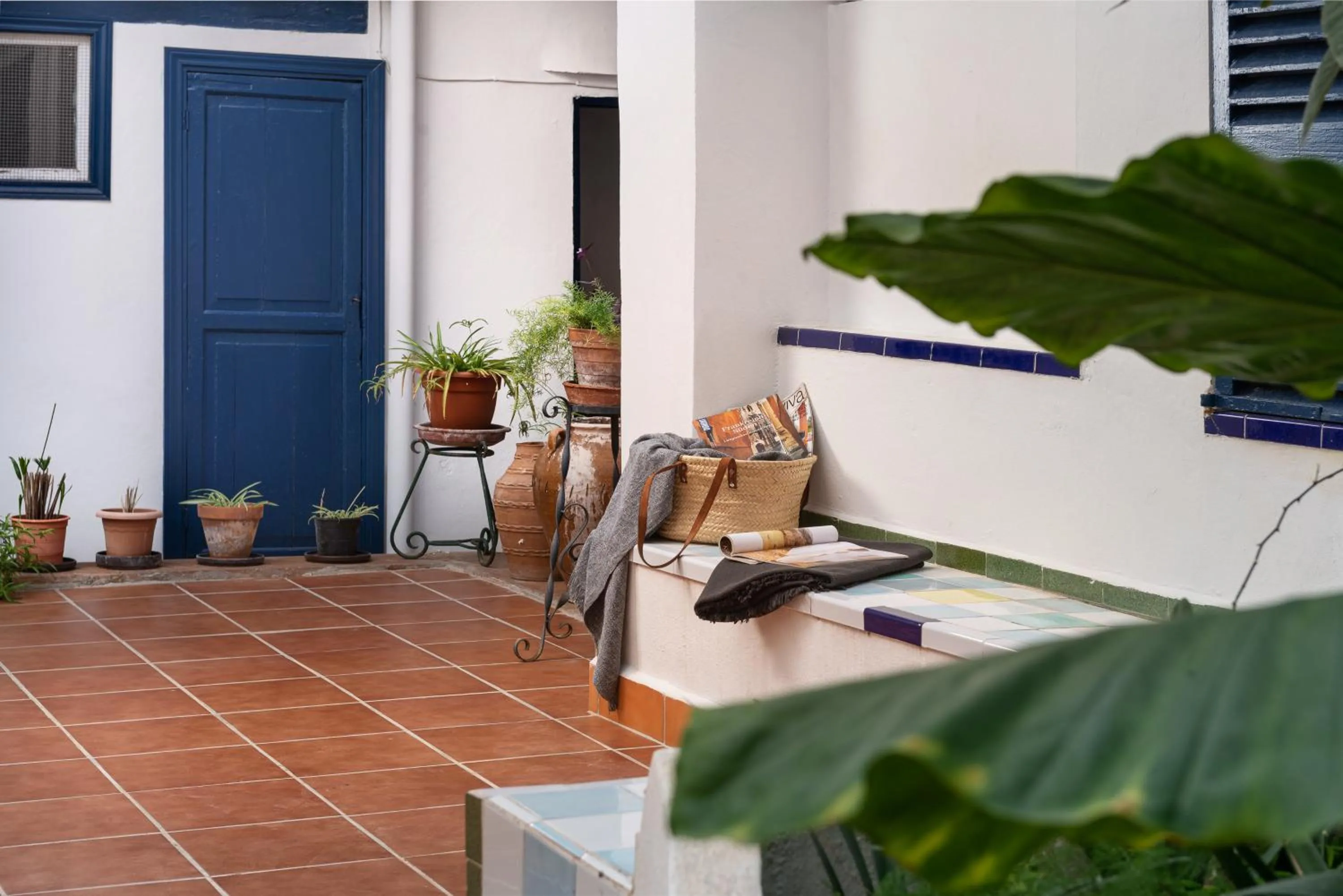 Patio in Hostal Pons