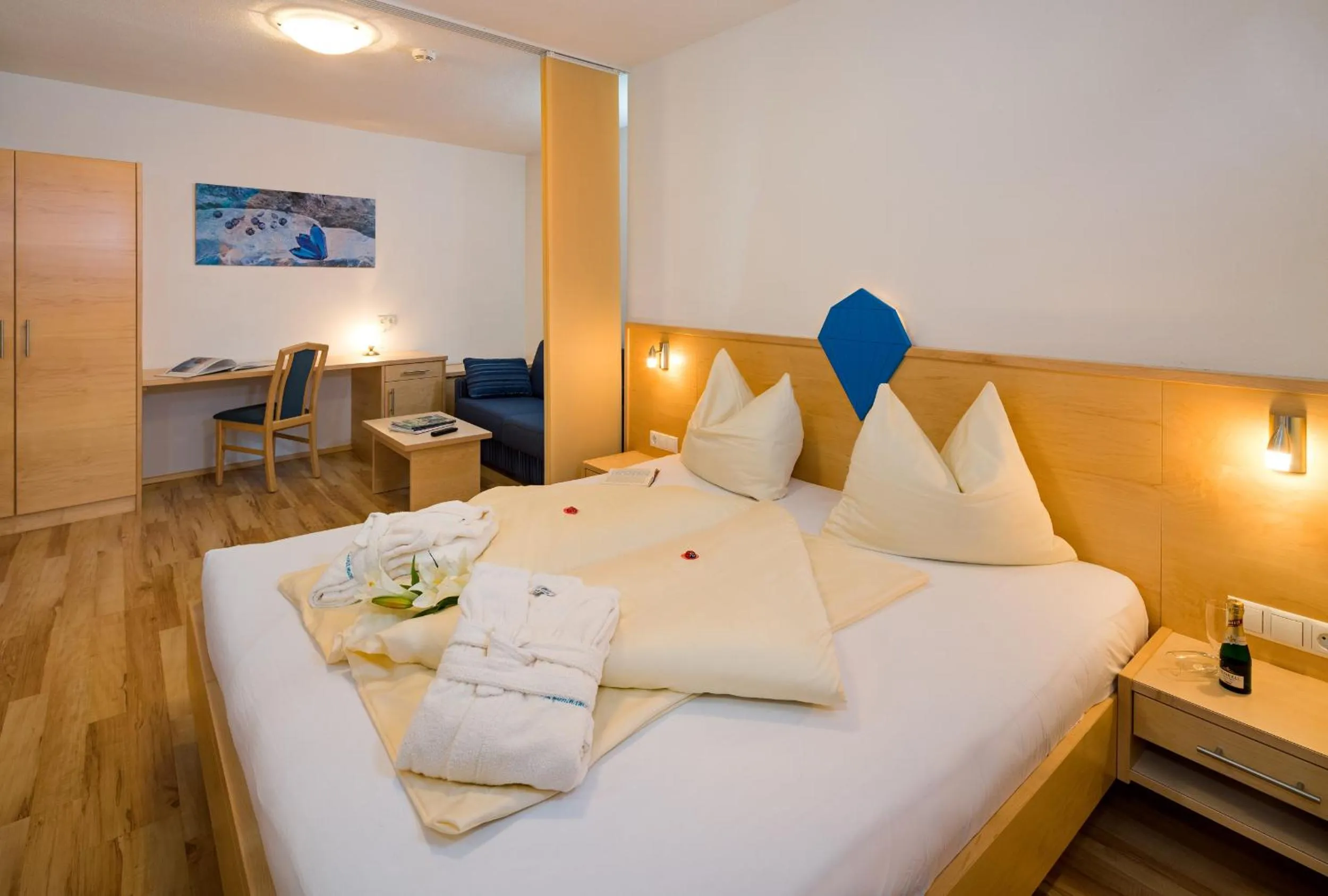 Bed in Aparthotel Alpendiamant Serfaus Wachter GmbH