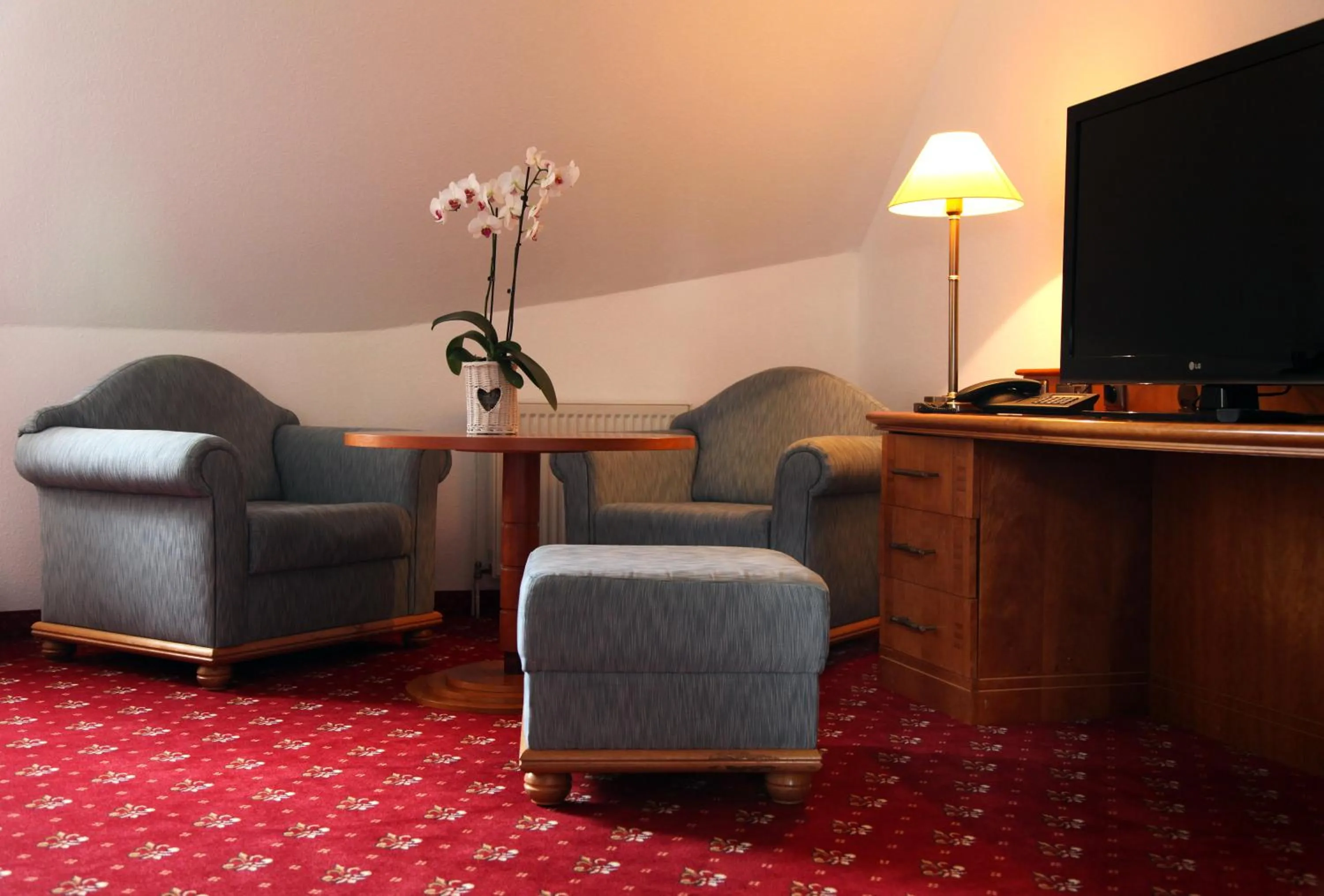 Seating area in Hotel Antares