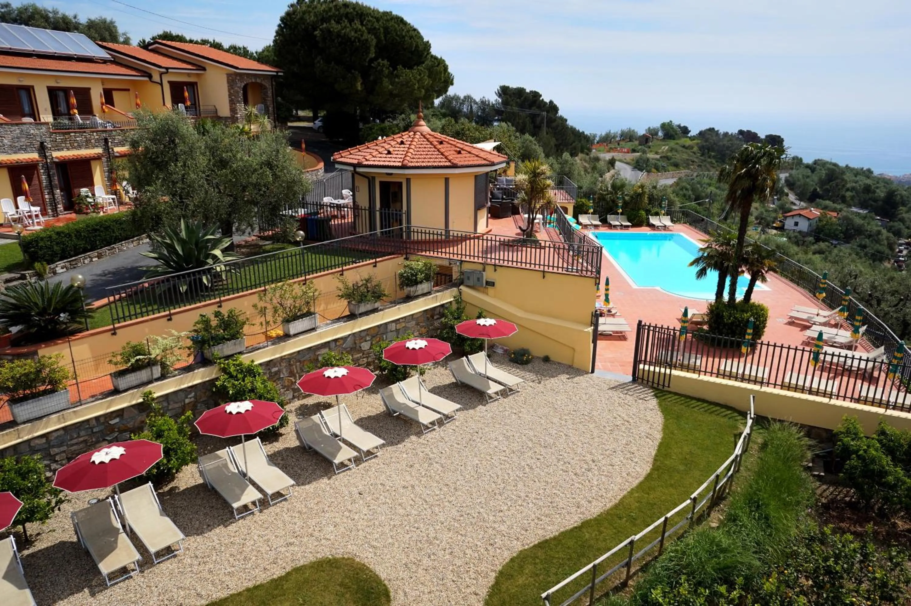 Bird's eye view in Hotel Liliana Diano Marina