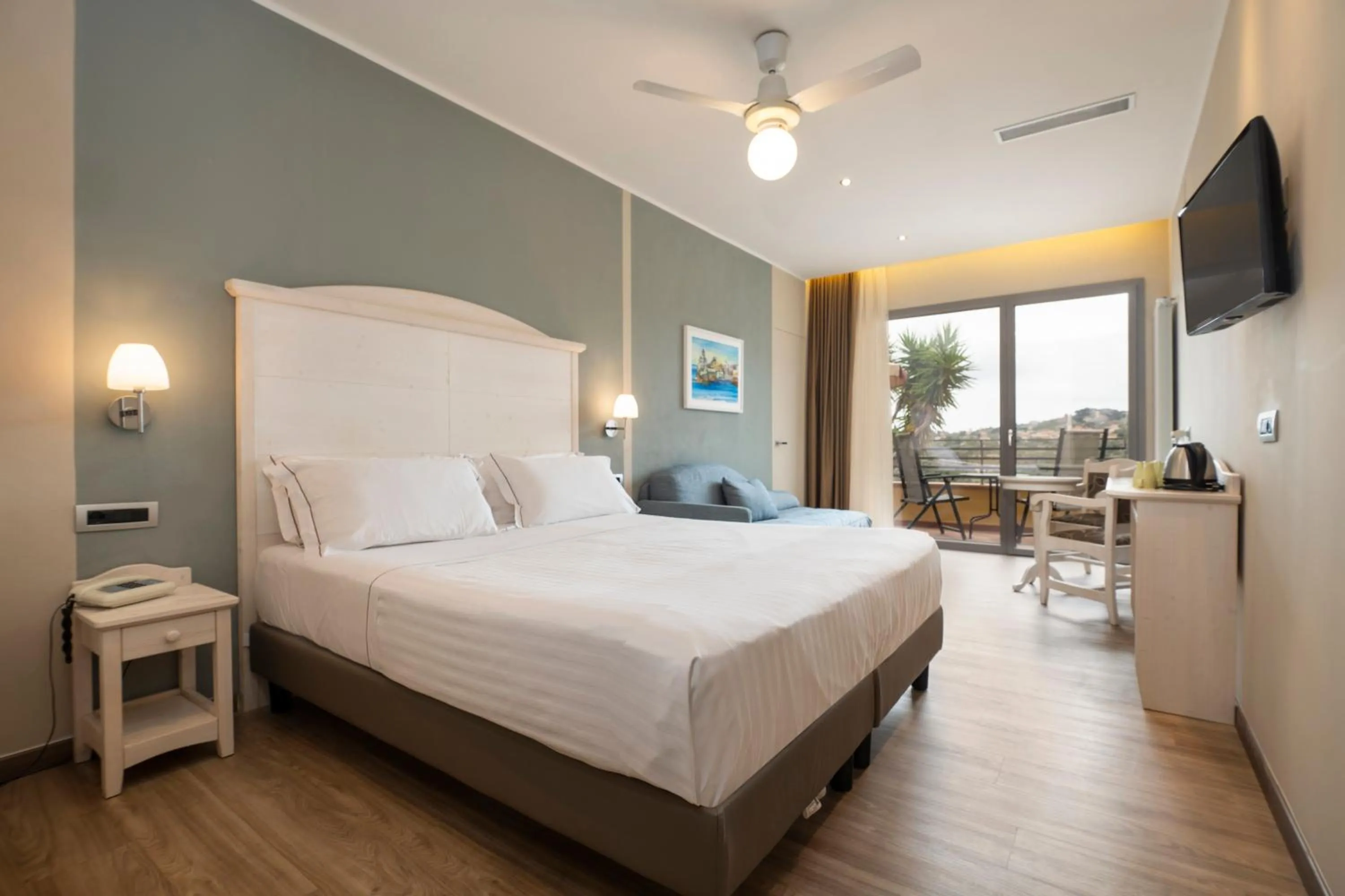 Bed in Hotel Liliana Diano Marina