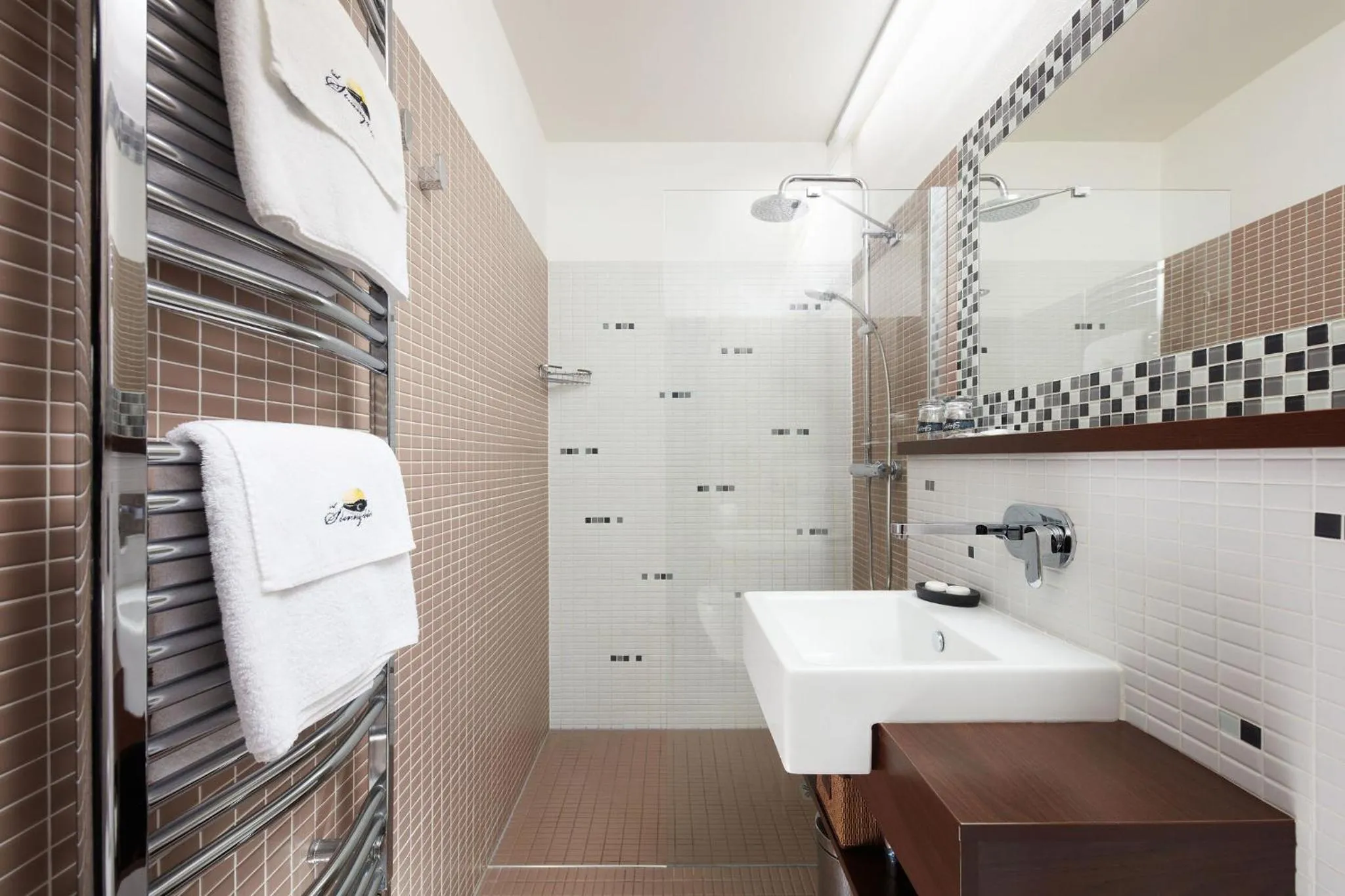 Shower in Hotel Slunný Dvůr