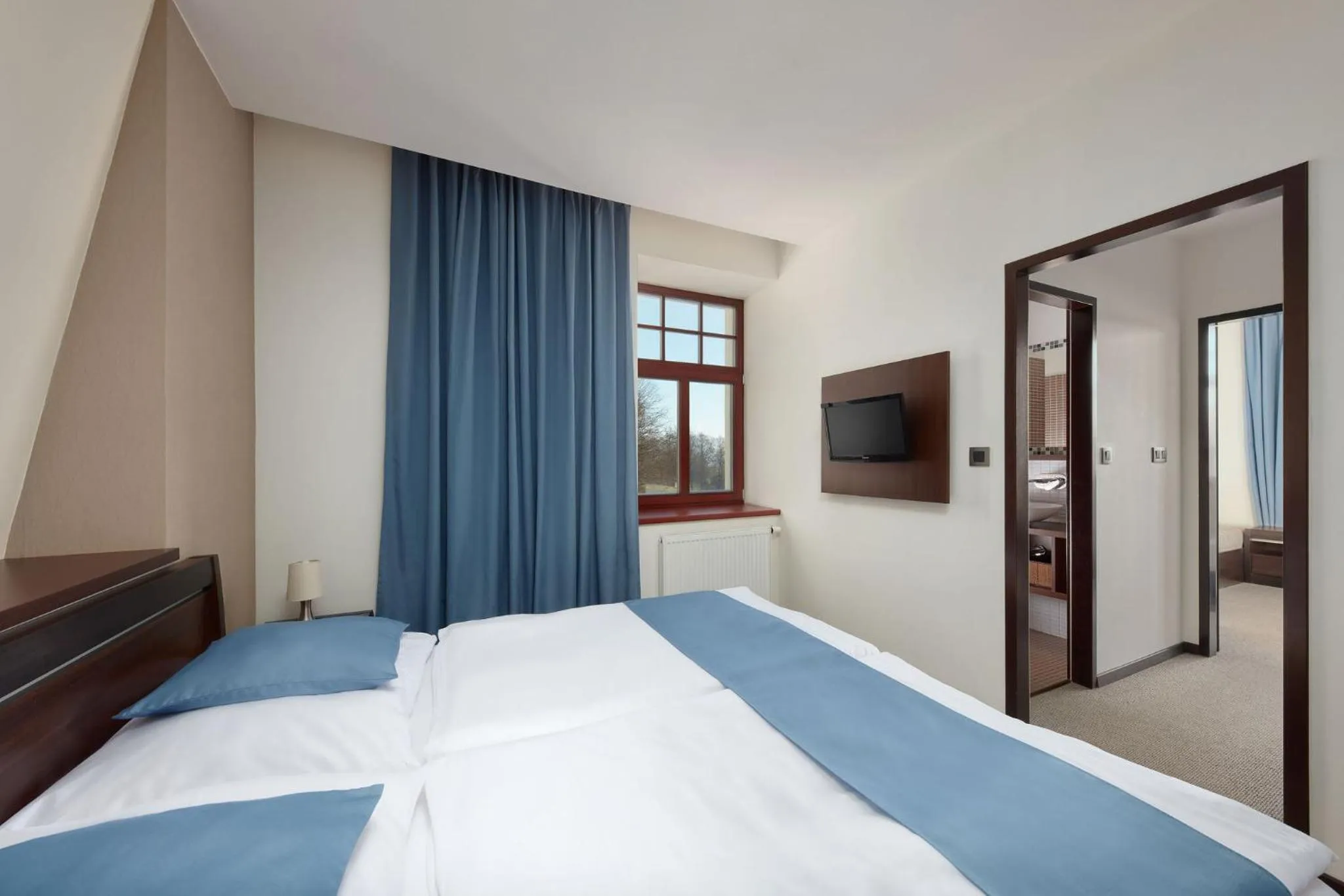 Bedroom, Bed in Hotel Slunný Dvůr