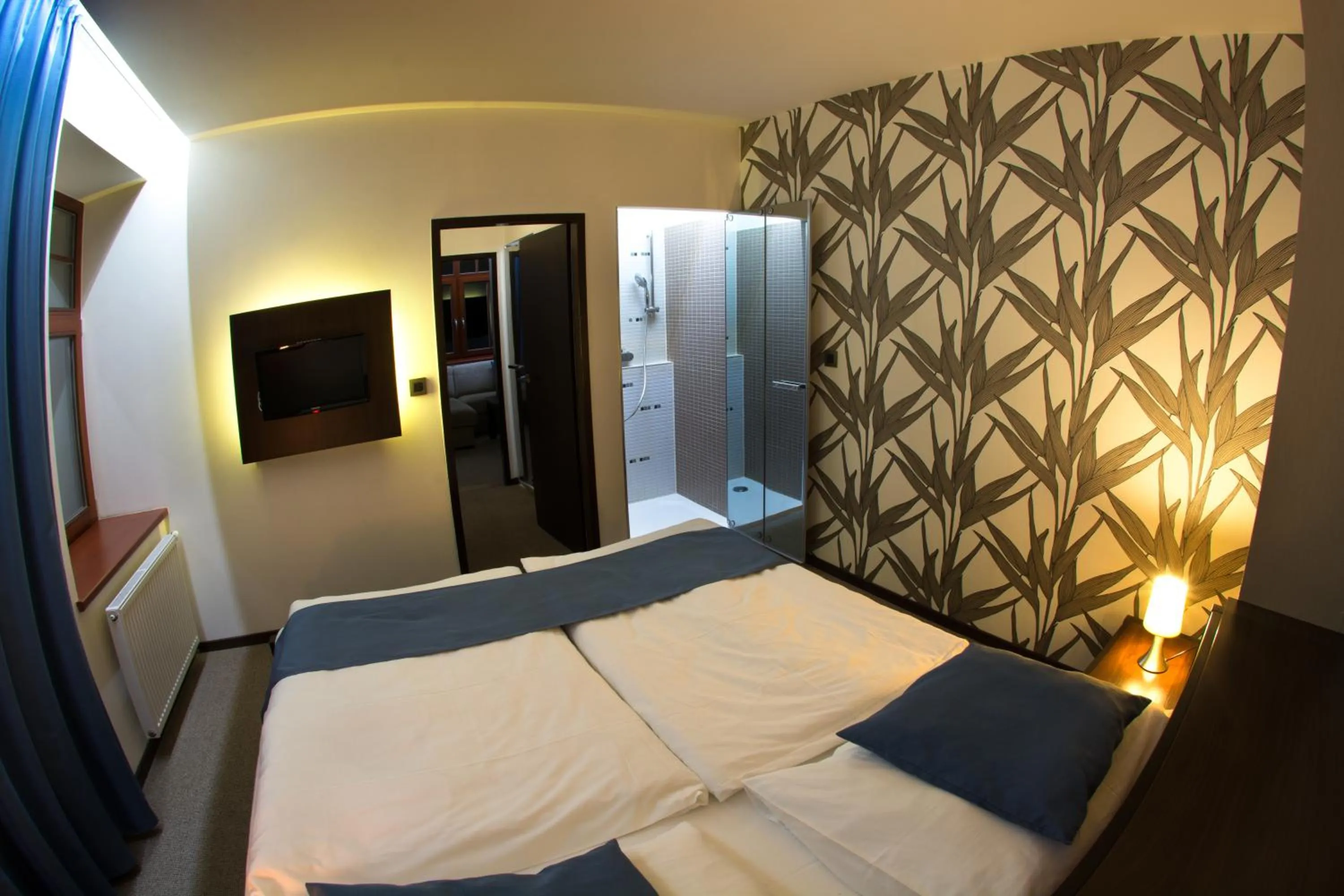 Bedroom, Bed in Hotel Slunný Dvůr