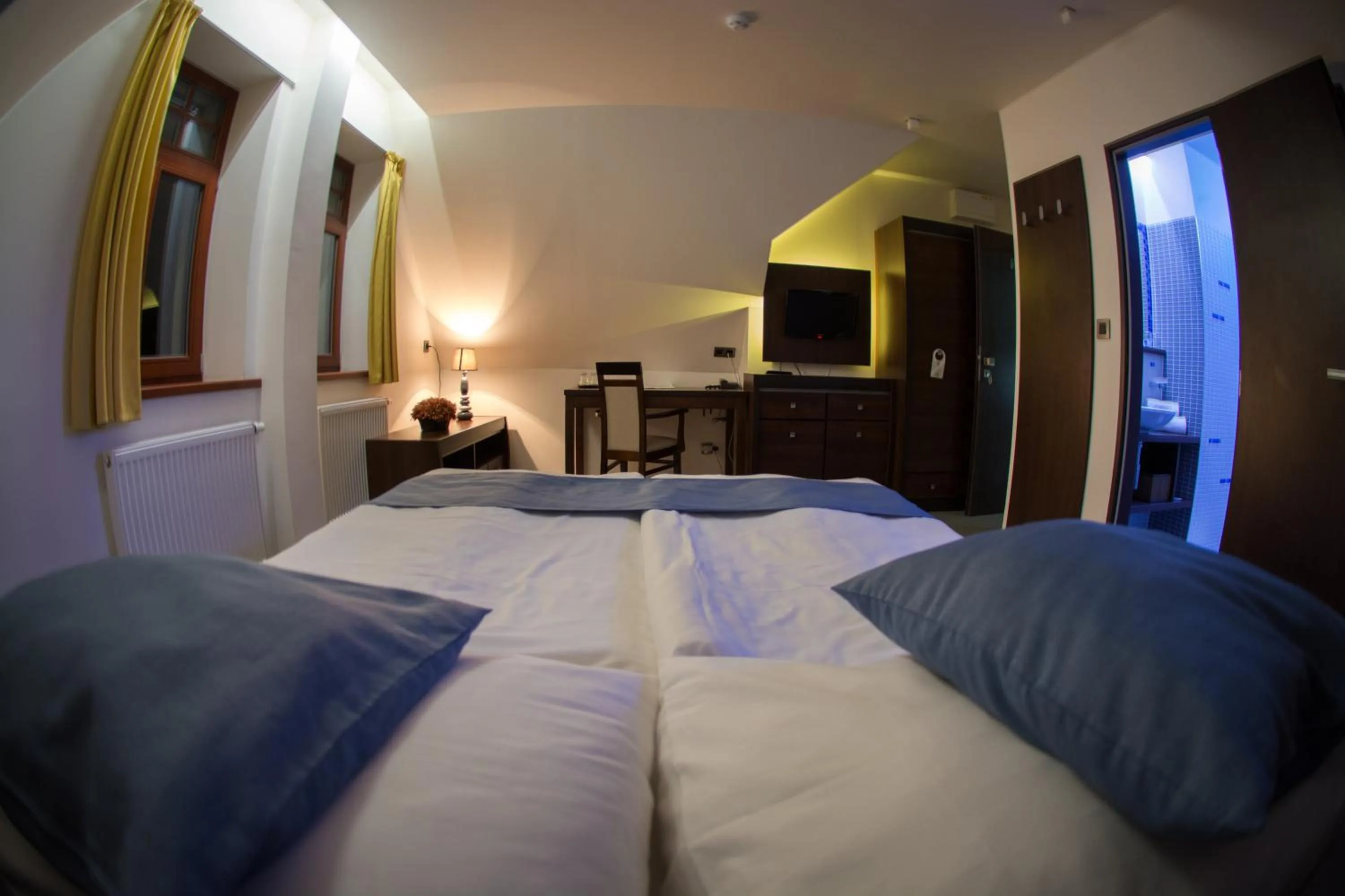 Bedroom, Bed in Hotel Slunný Dvůr