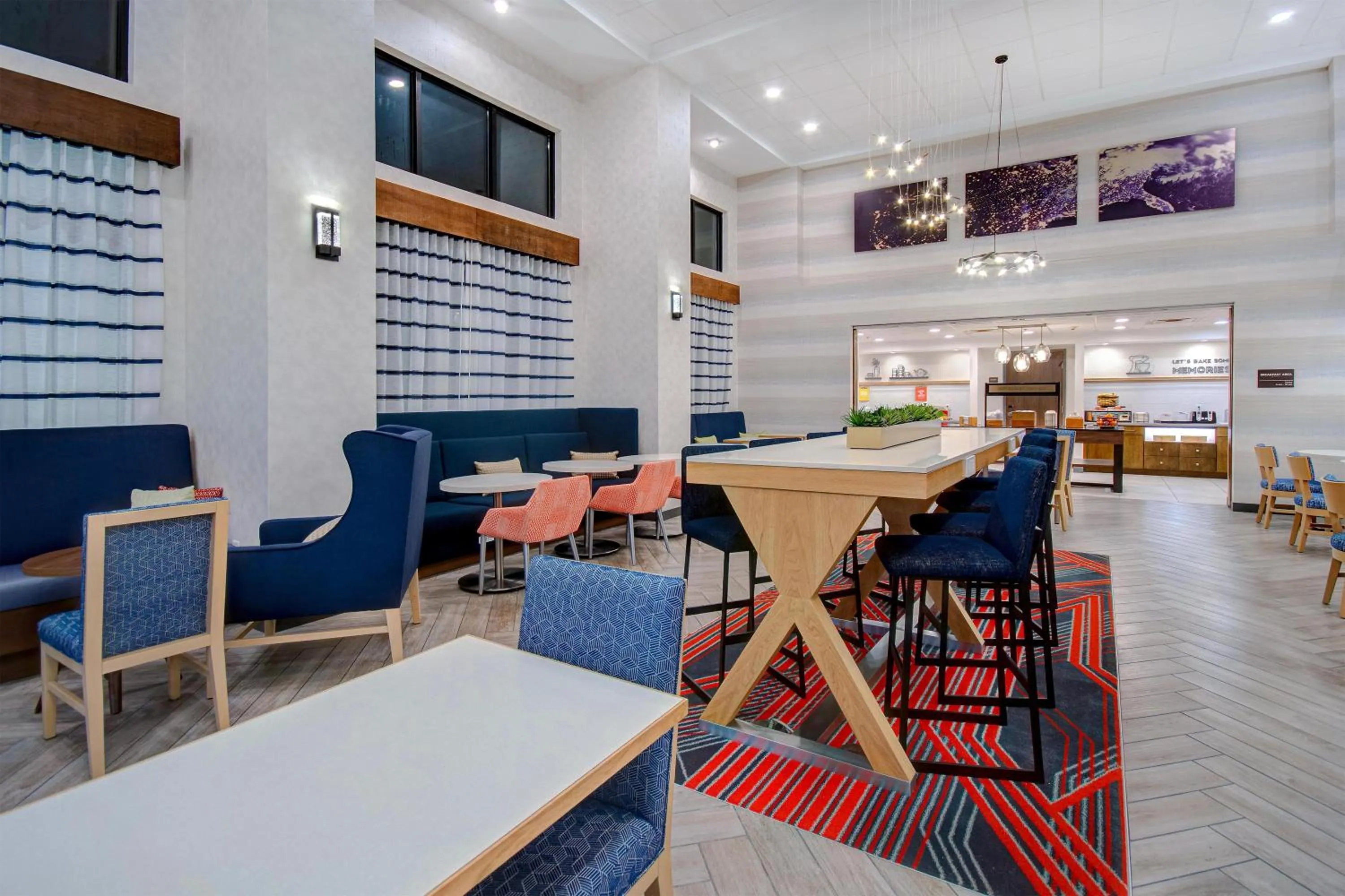 Lobby or reception in Hampton Inn & Suites Dayton-Vandalia