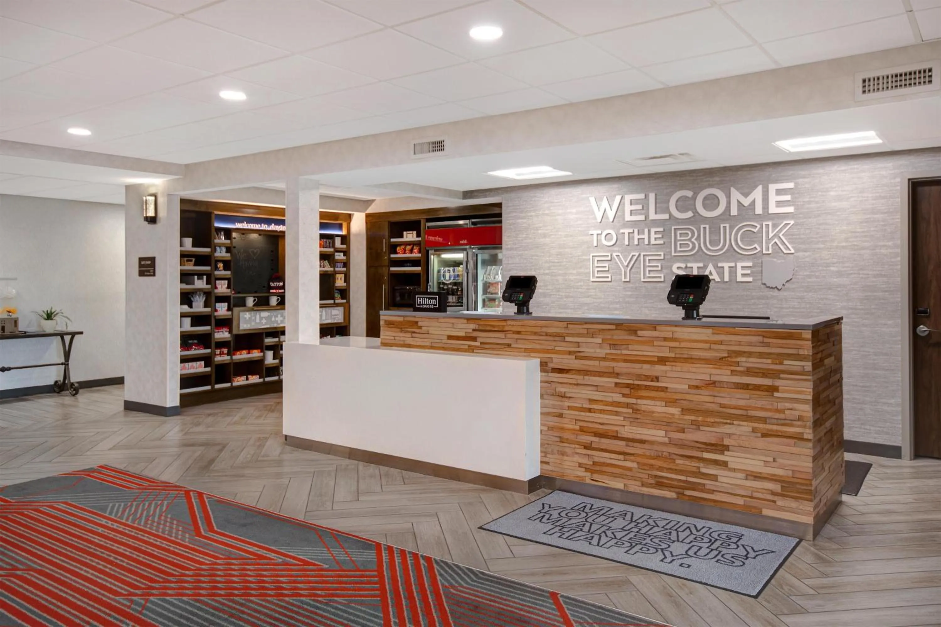 Lobby or reception in Hampton Inn & Suites Dayton-Vandalia