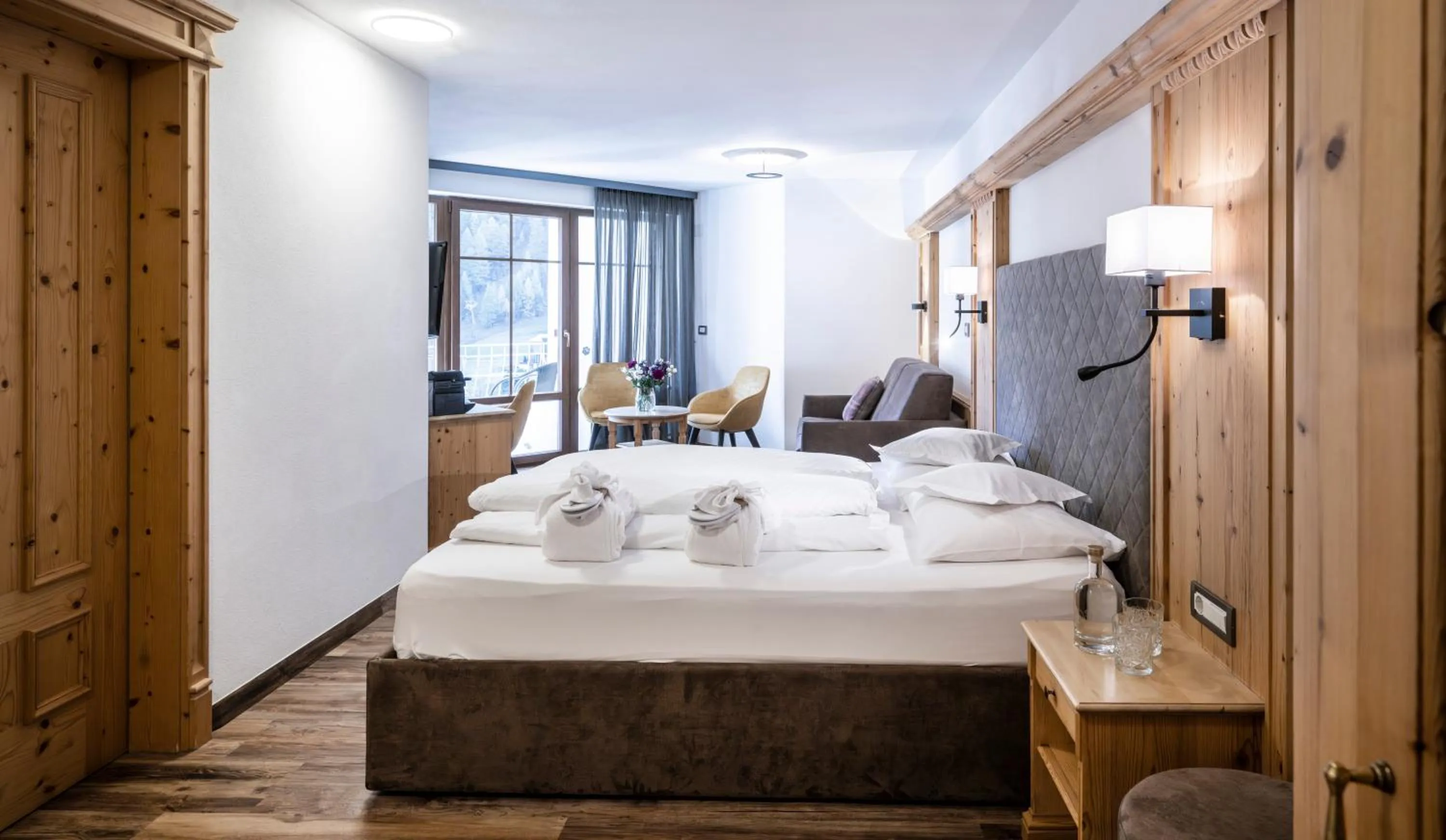 Bed in Die Post am Ortler