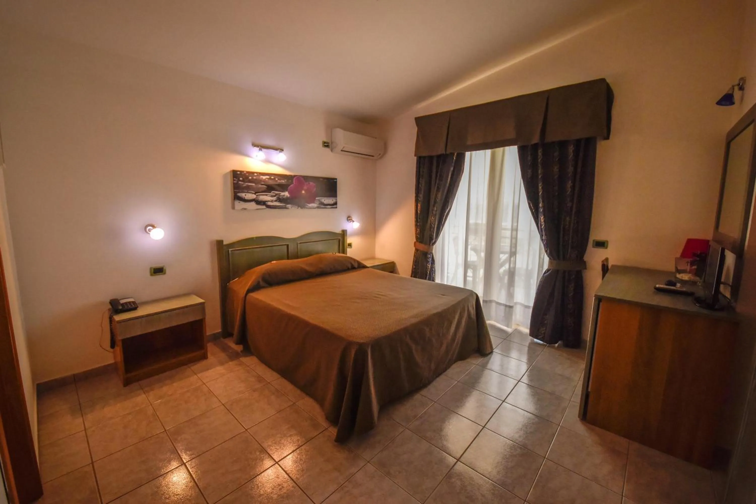 Bed in Hotel La Villa