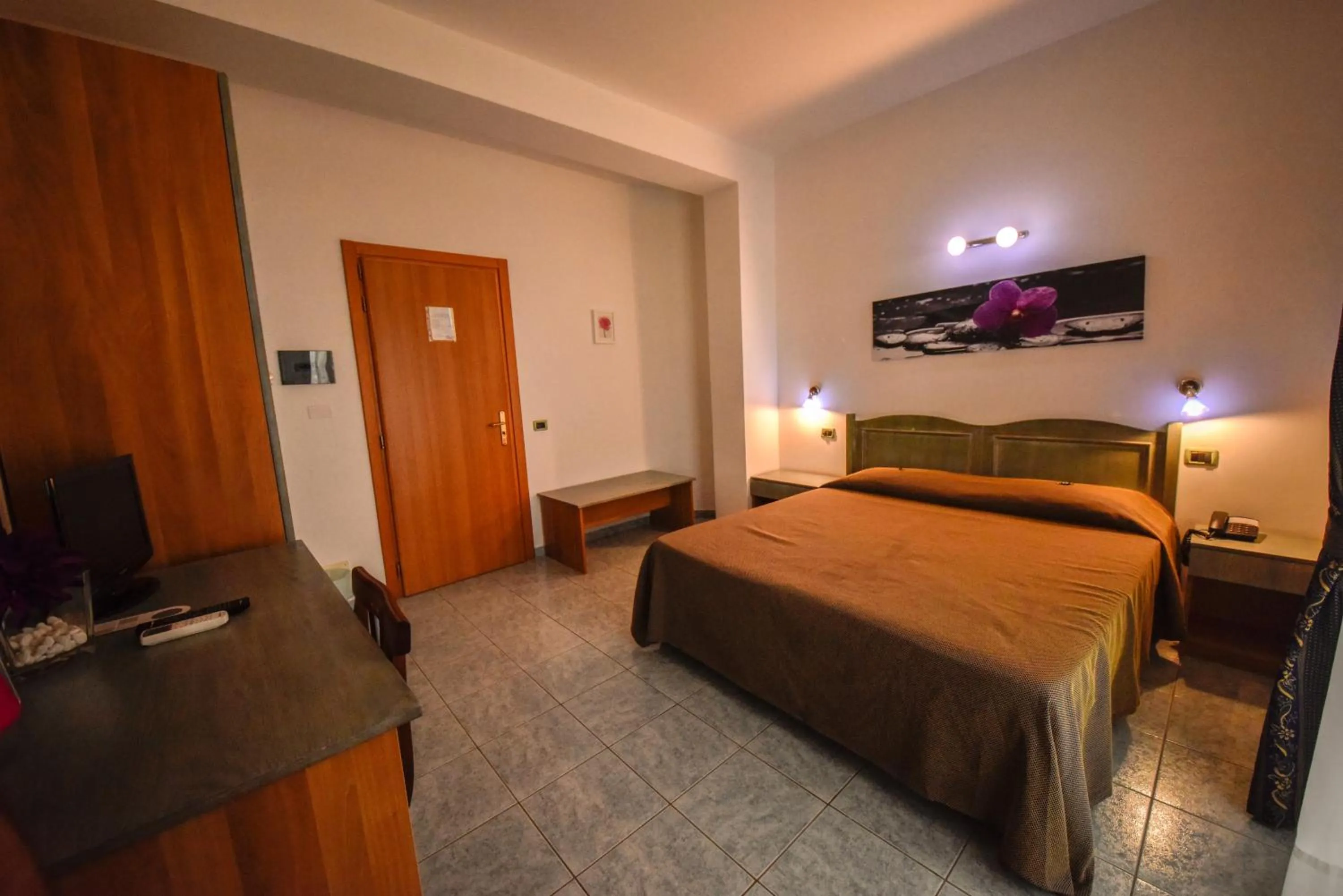 Bed in Hotel La Villa