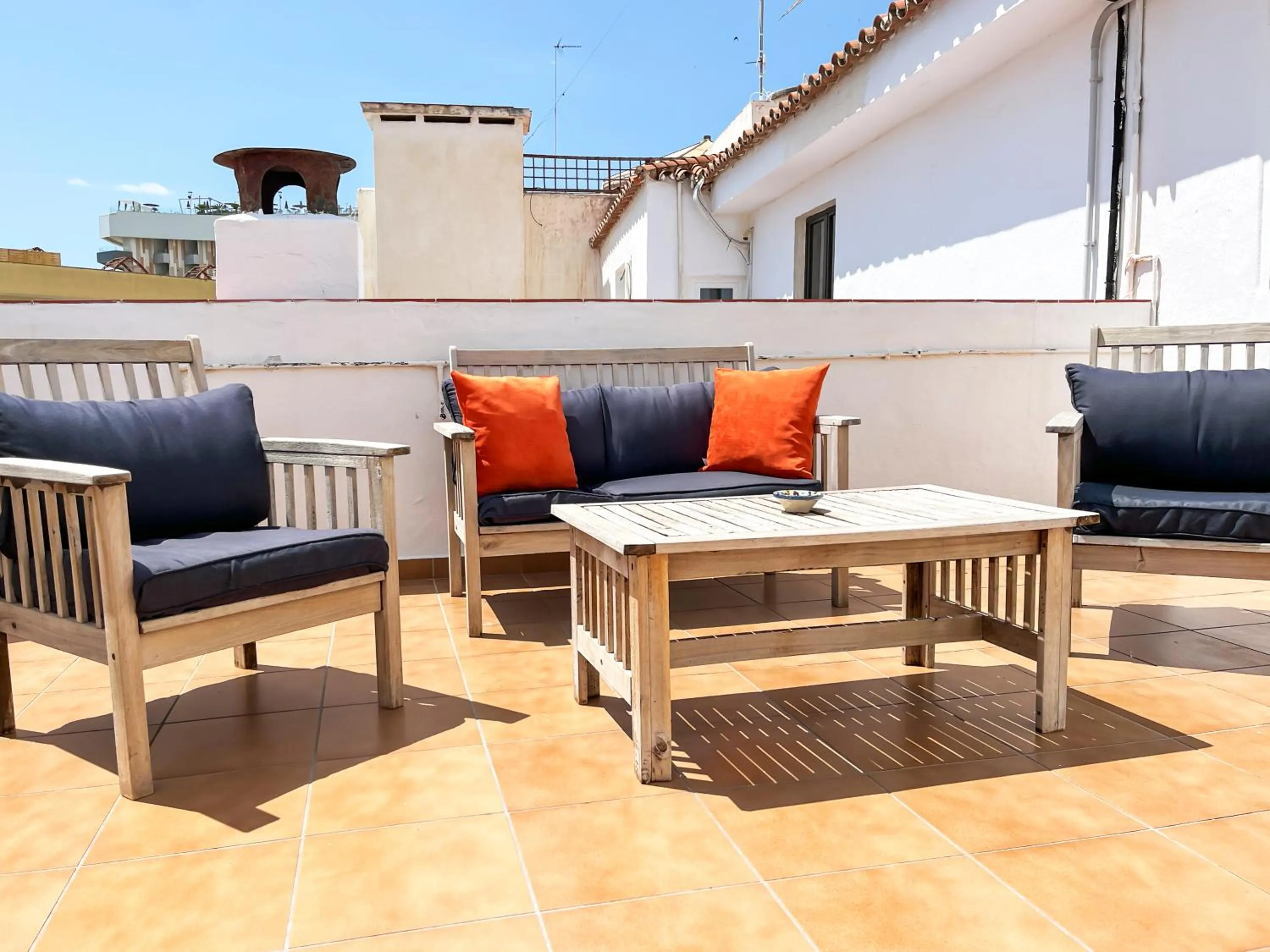 Balcony/Terrace in Micaela Charming Hostal