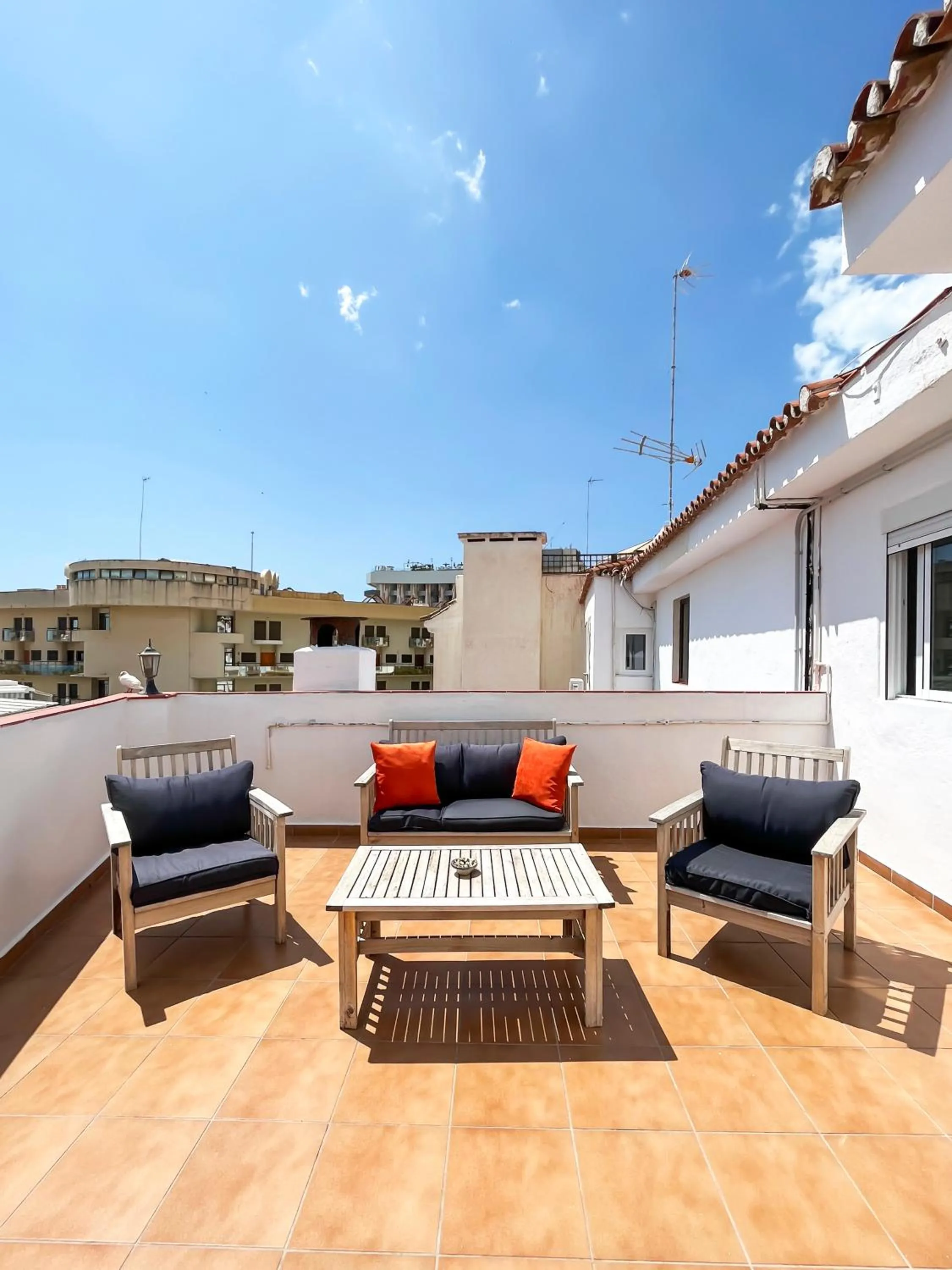 Balcony/Terrace in Micaela Charming Hostal