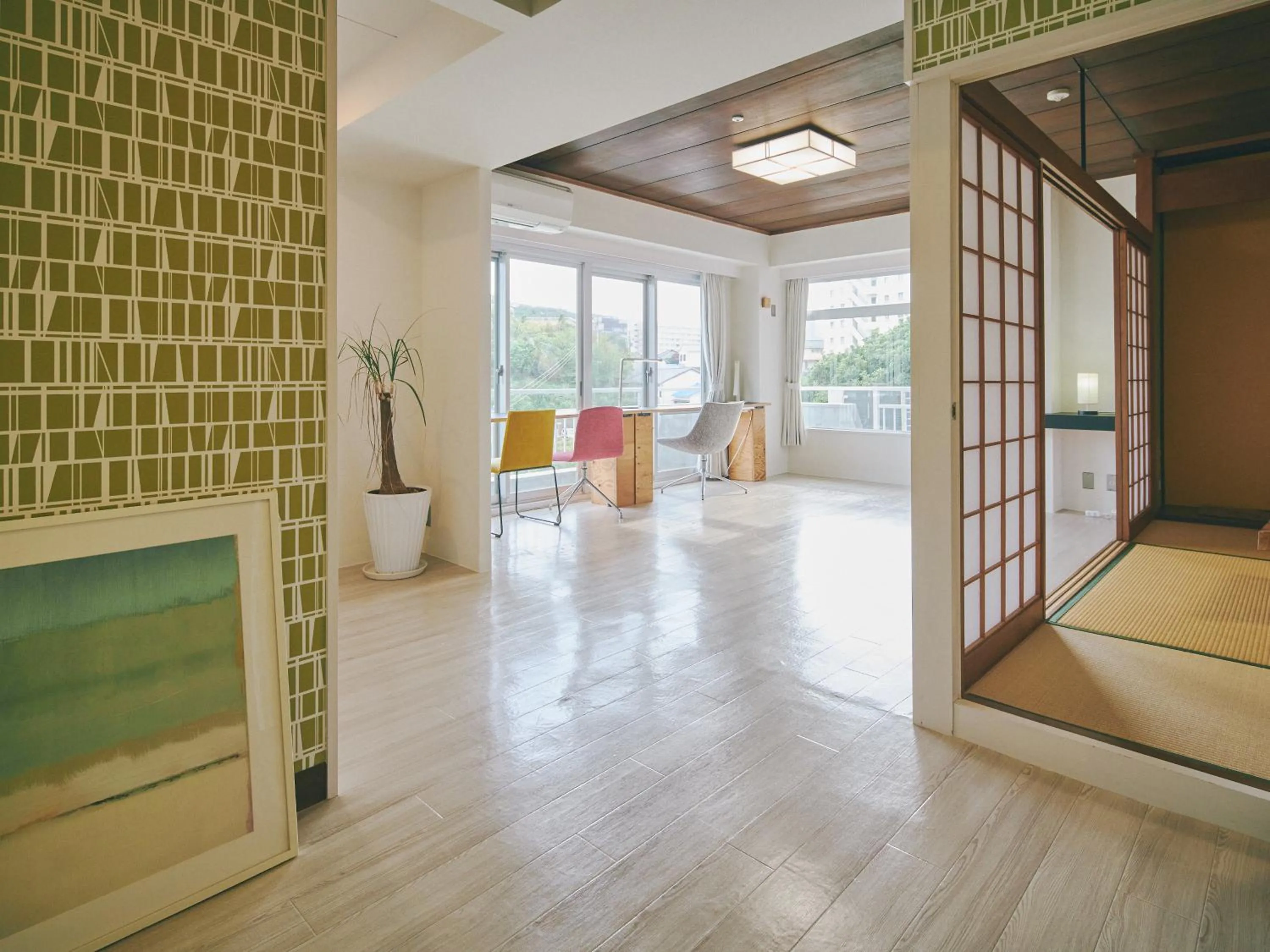 Meeting/conference room, Bed in Guest Living Mu Nanki Shirahama