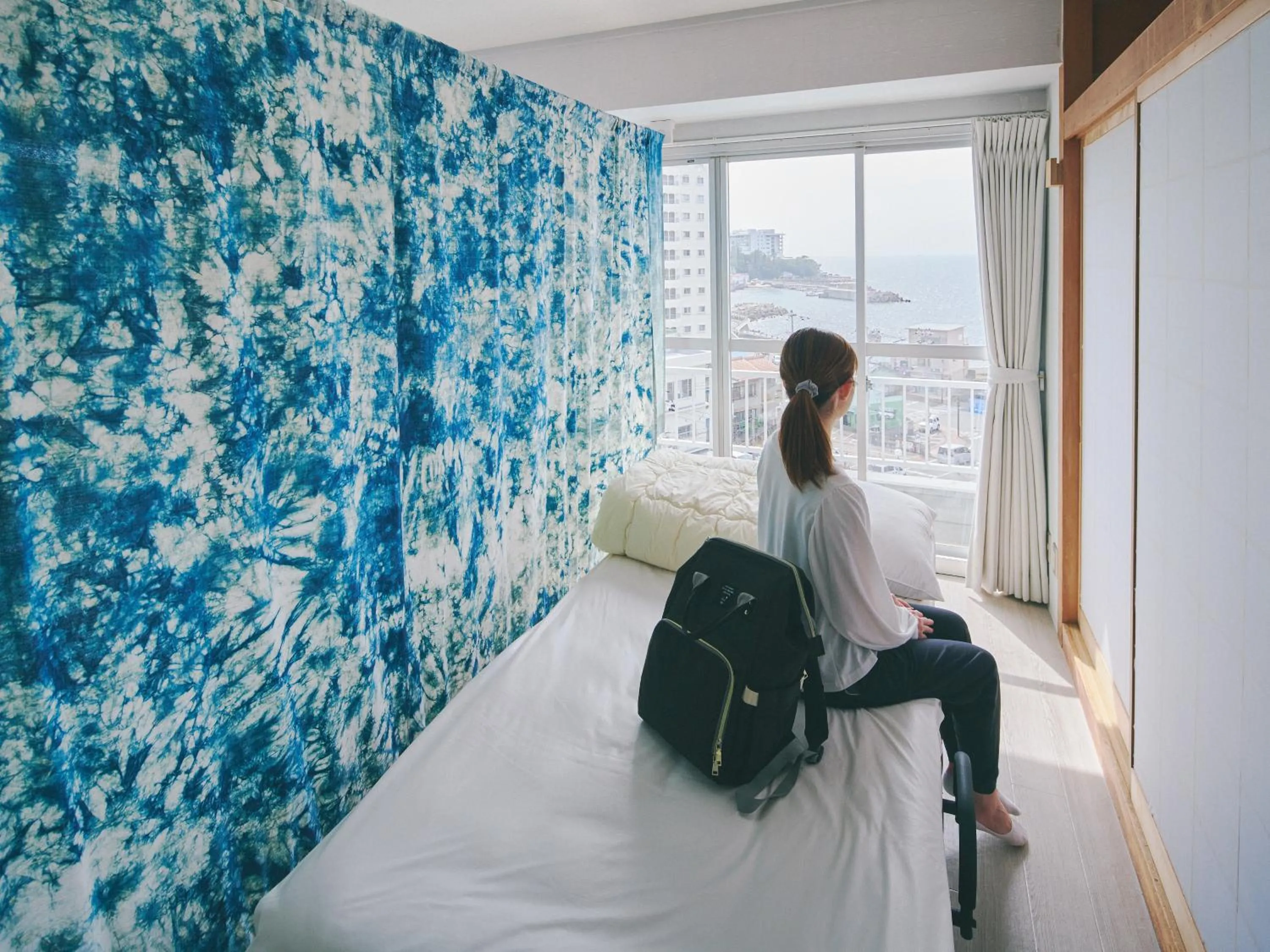 People, Bed in Guest Living Mu Nanki Shirahama