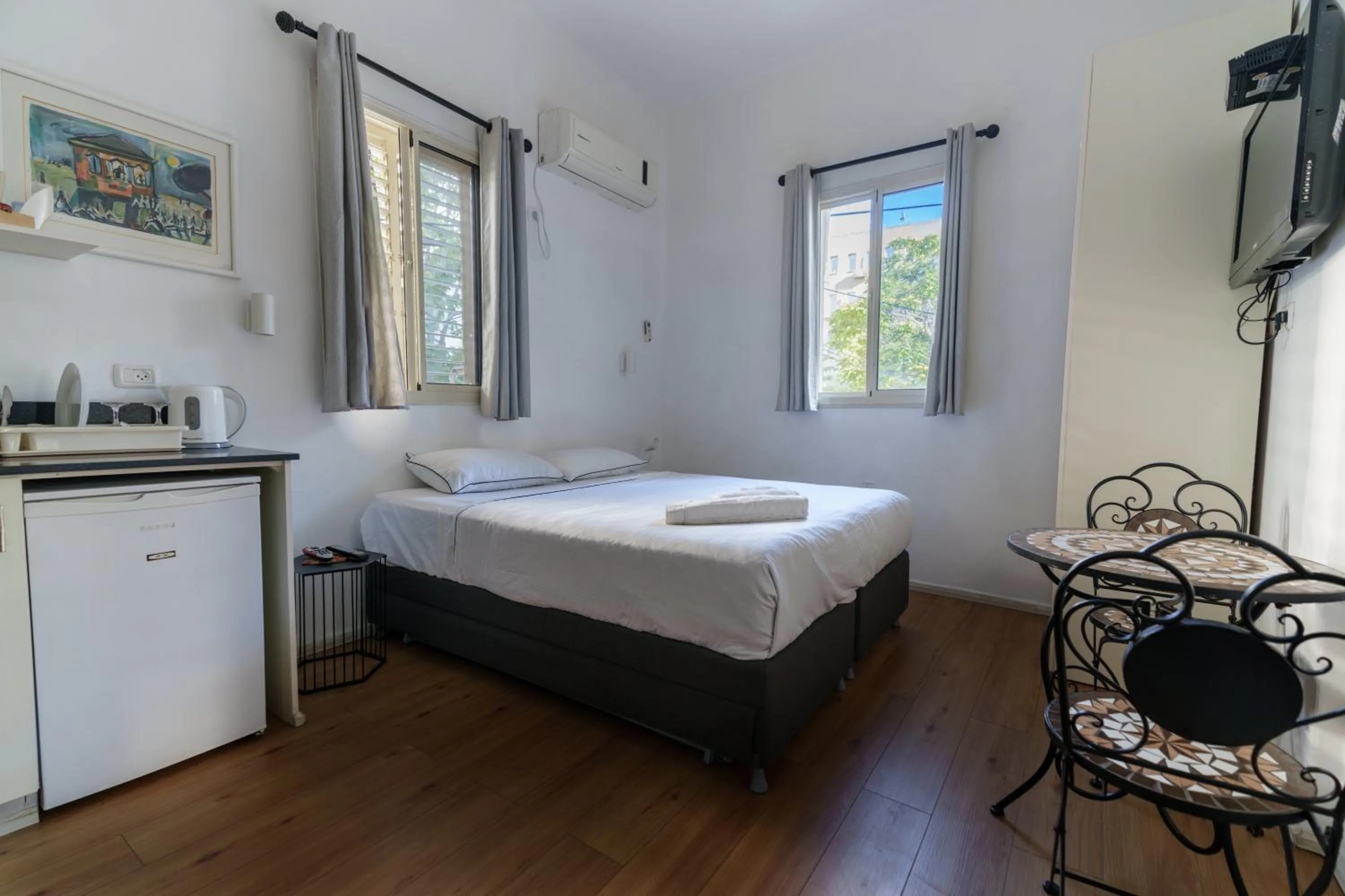 Bed in Zimmer Garden