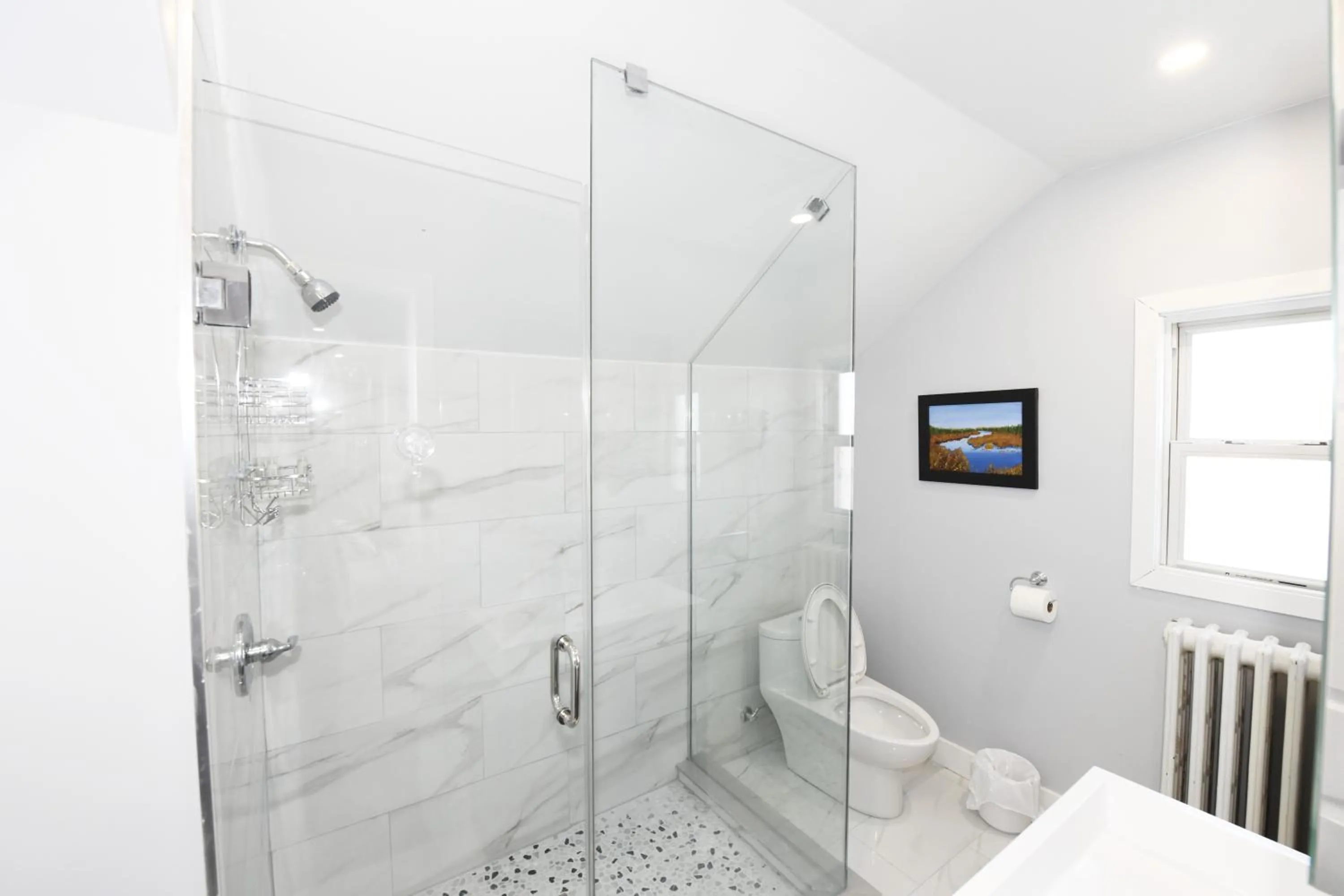 Shower in Serene Niagara Inn