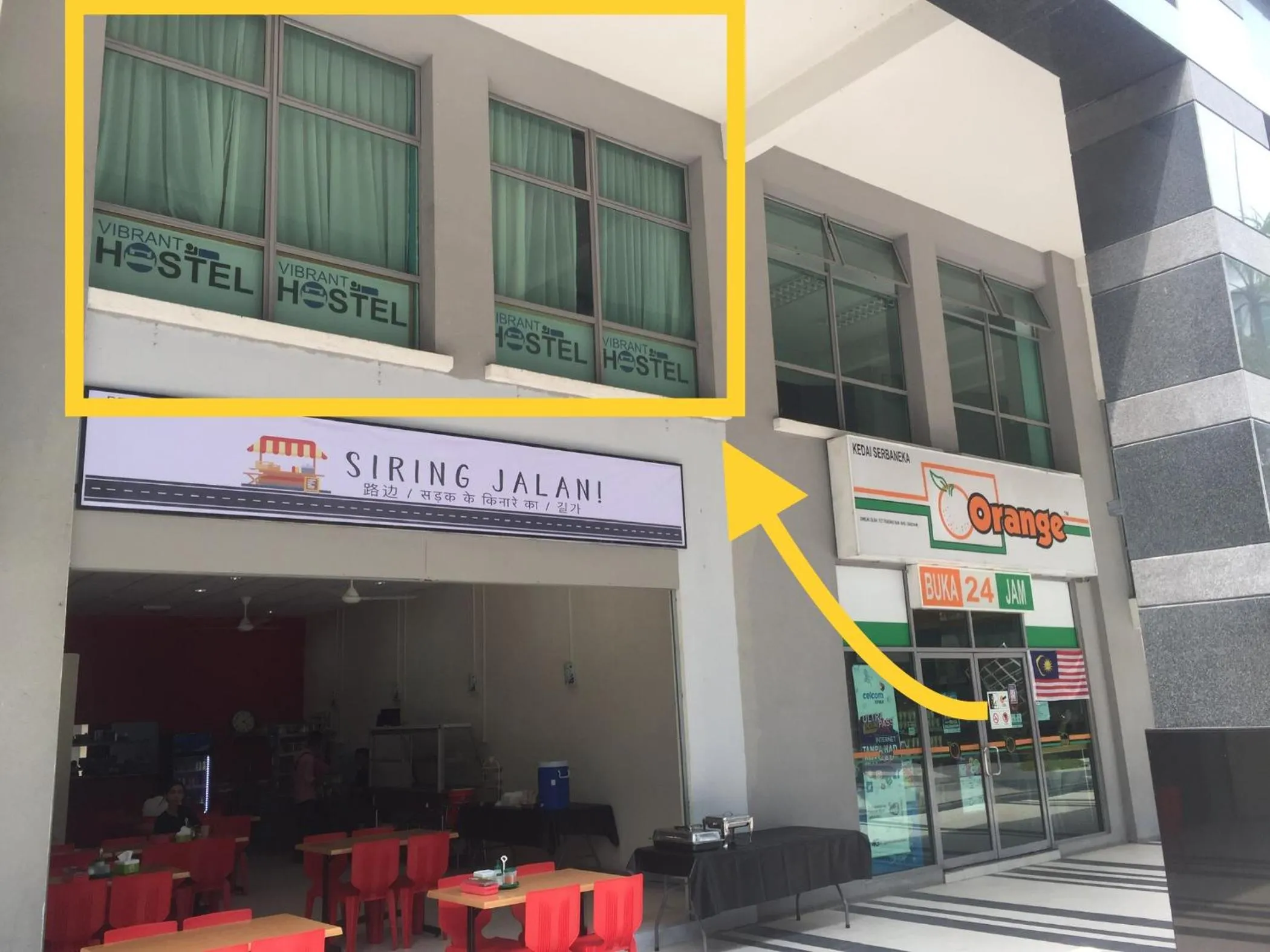 Property building in Vibrant Hostel