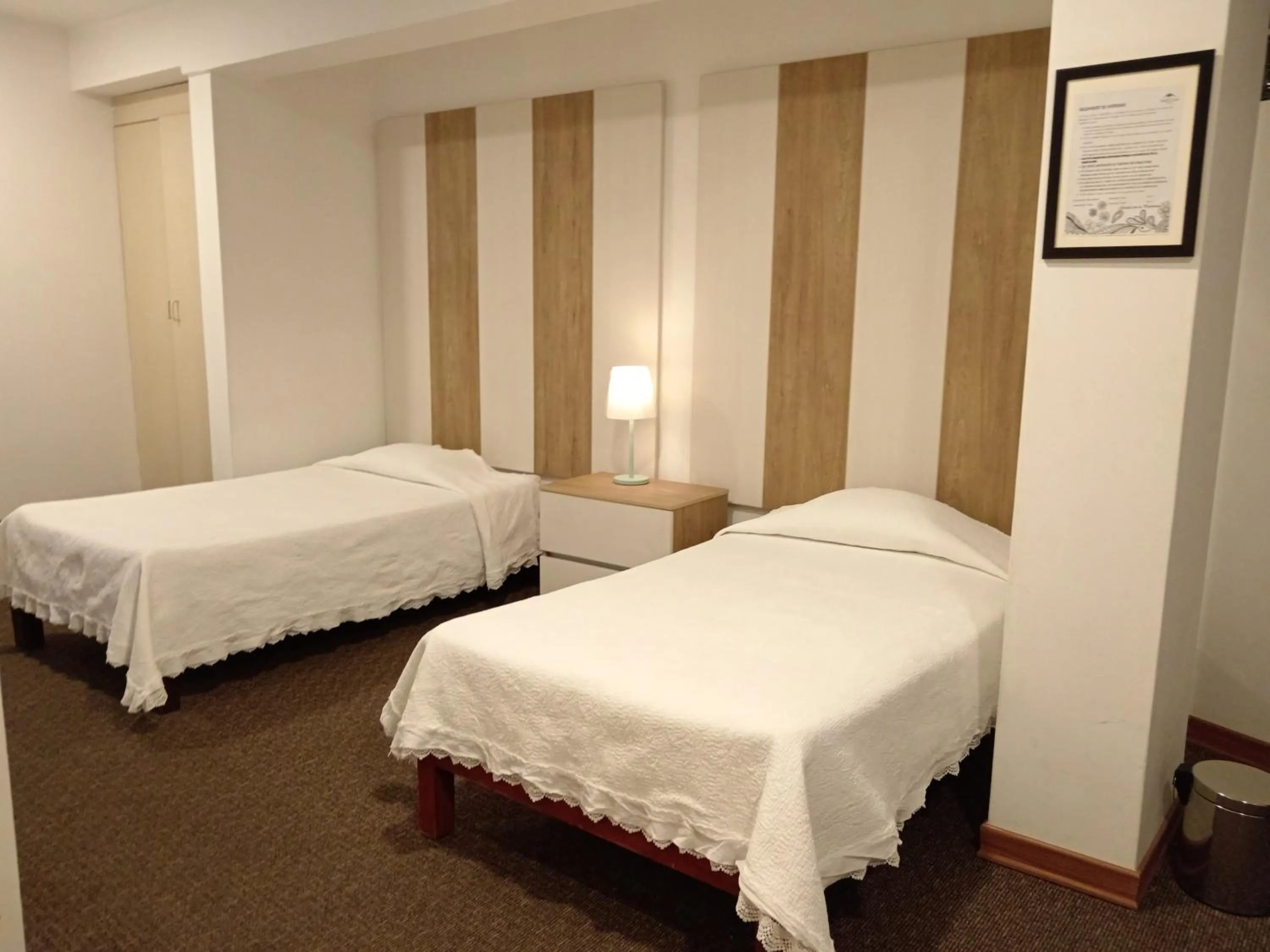 Bed in Hotel Tierrasur