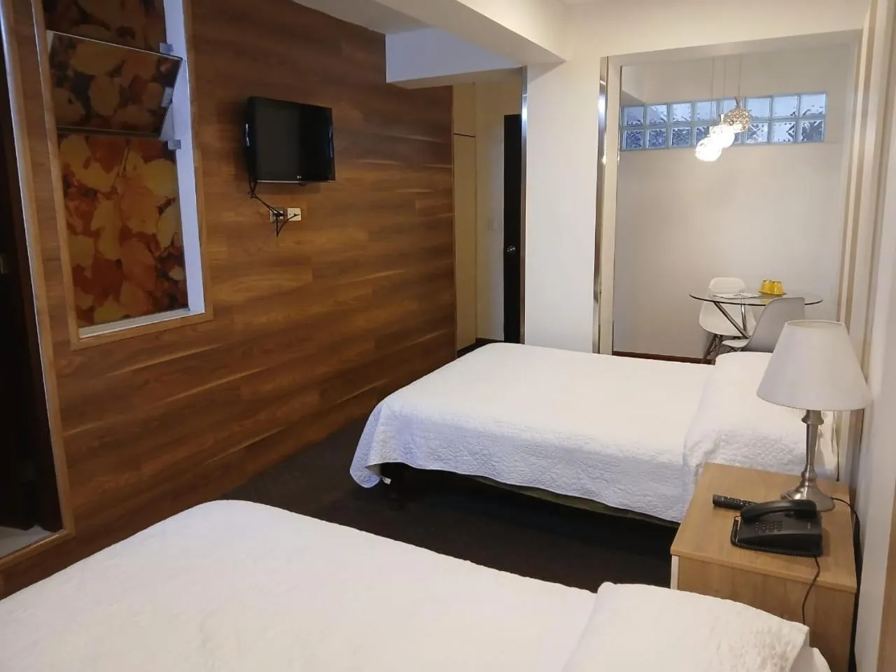 Bed in Hotel Tierrasur