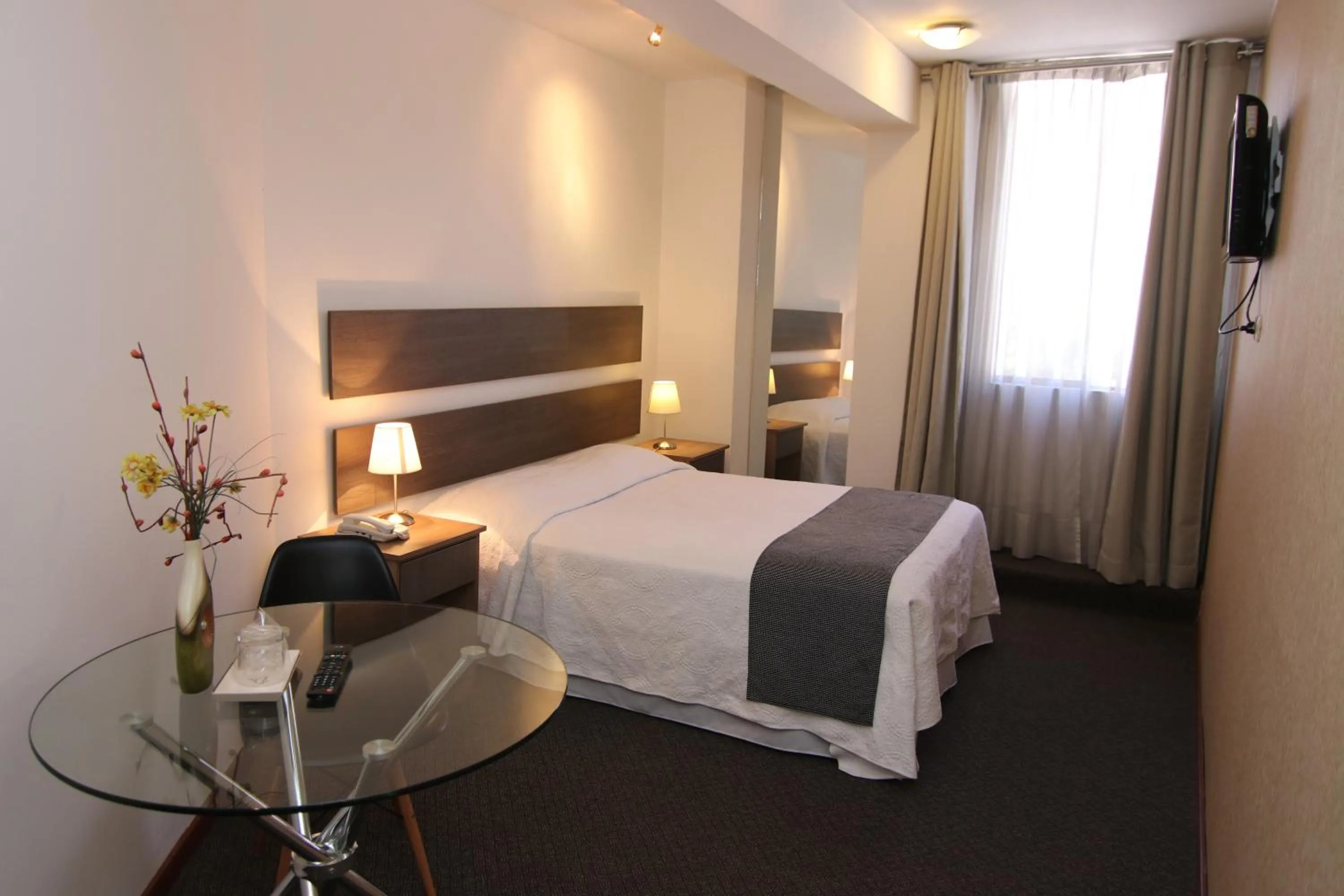 Bed in Hotel Tierrasur