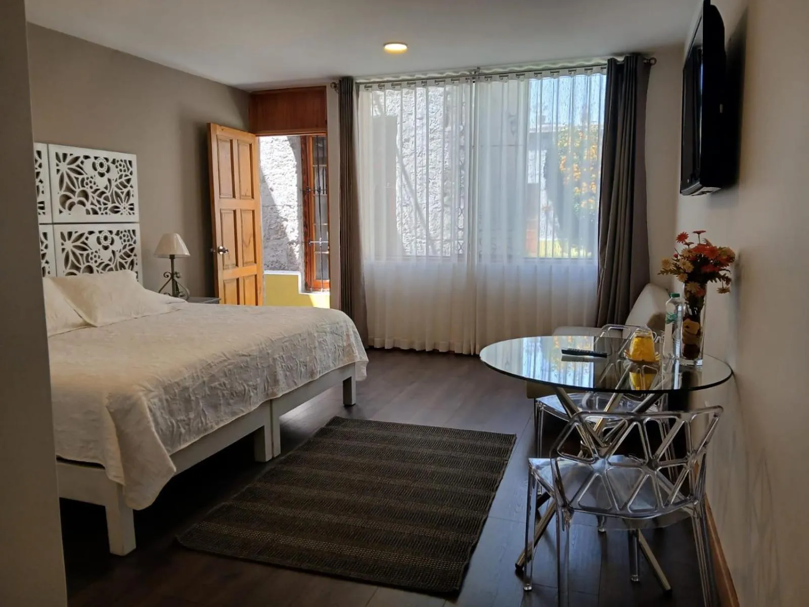 Bed in Hotel Tierrasur