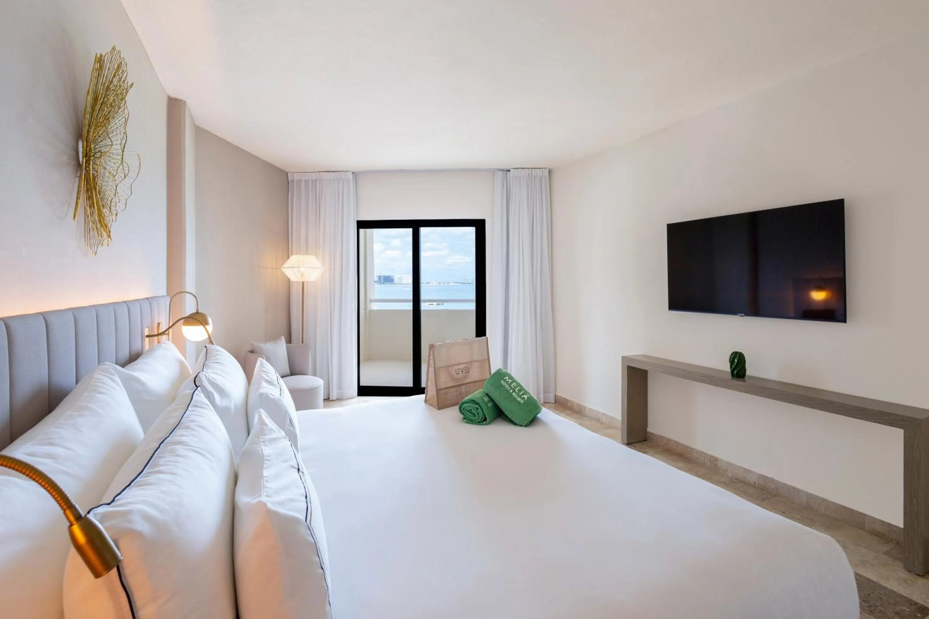 View (from property/room), Bed in Melia Casa Maya Cancun All Inclusive