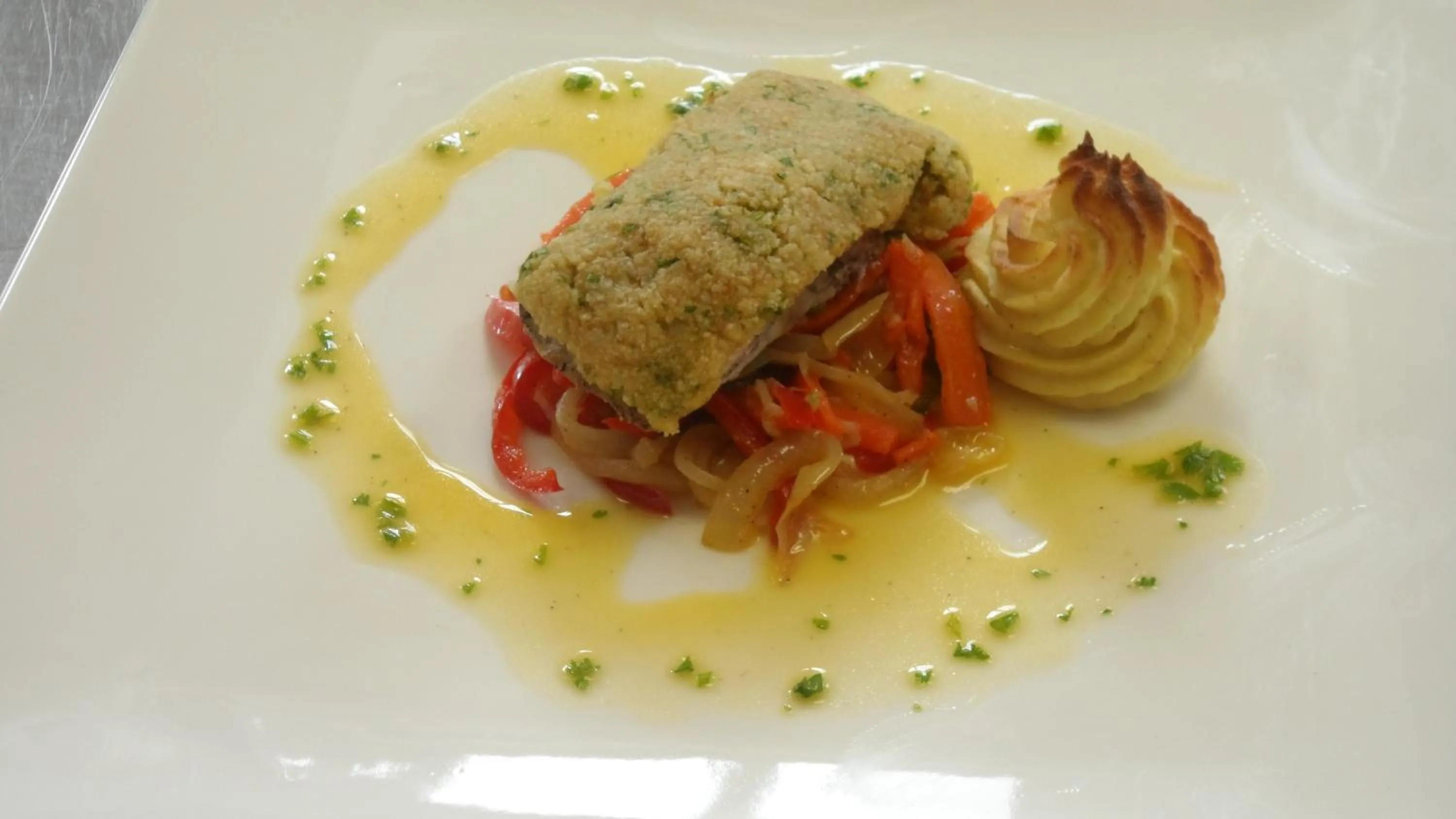 Food close-up in Hotel PomMarine