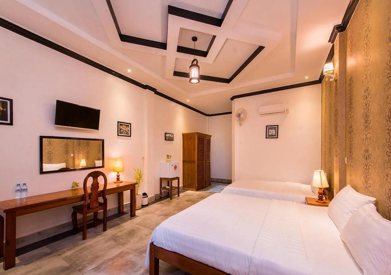 Bedroom, Bed in Sok San Villa