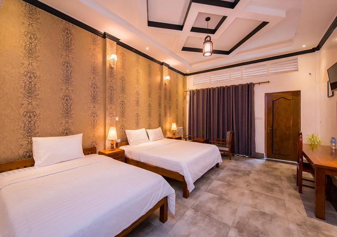 Bedroom, Bed in Sok San Villa