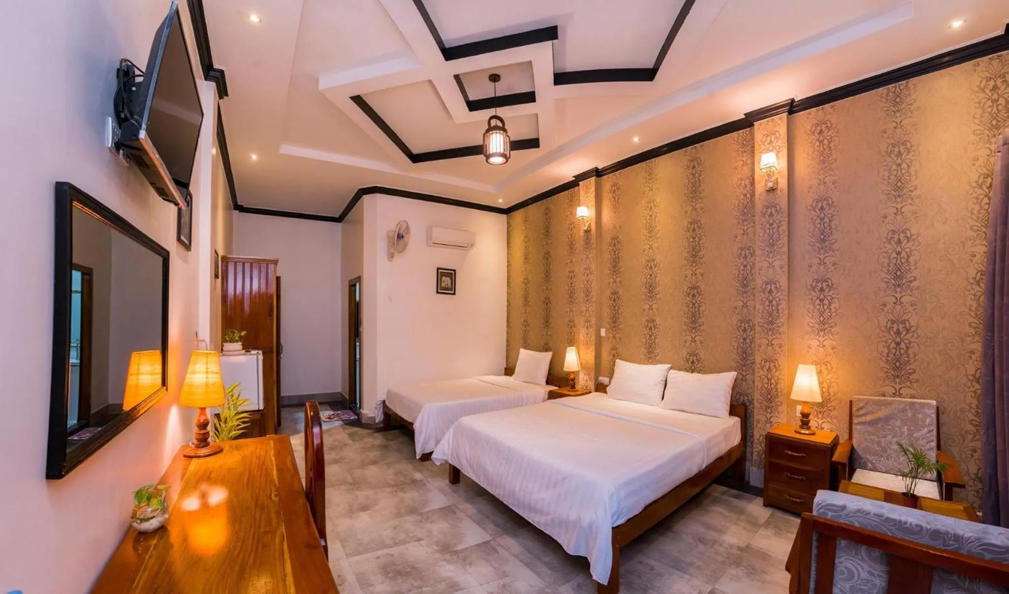 Bedroom, Bed in Sok San Villa