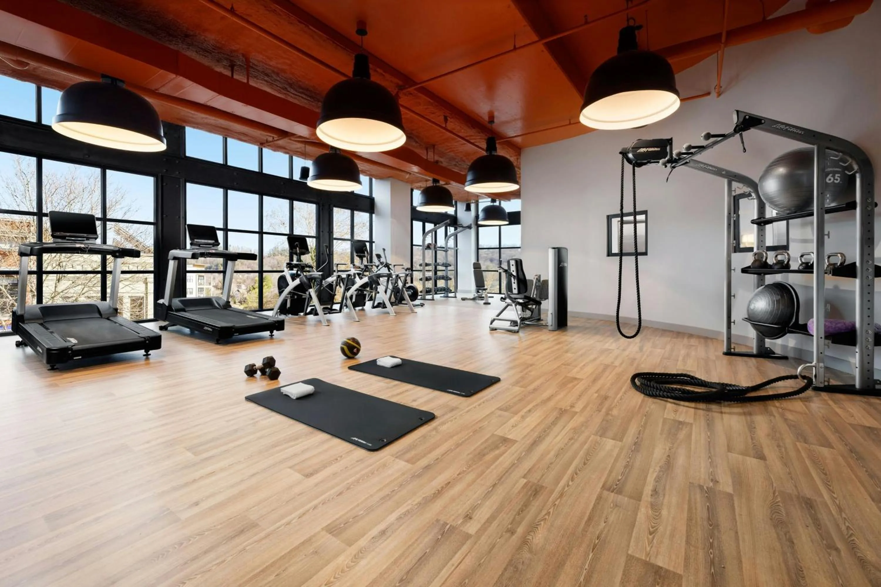 Fitness centre/facilities in Aloft Asheville Downtown