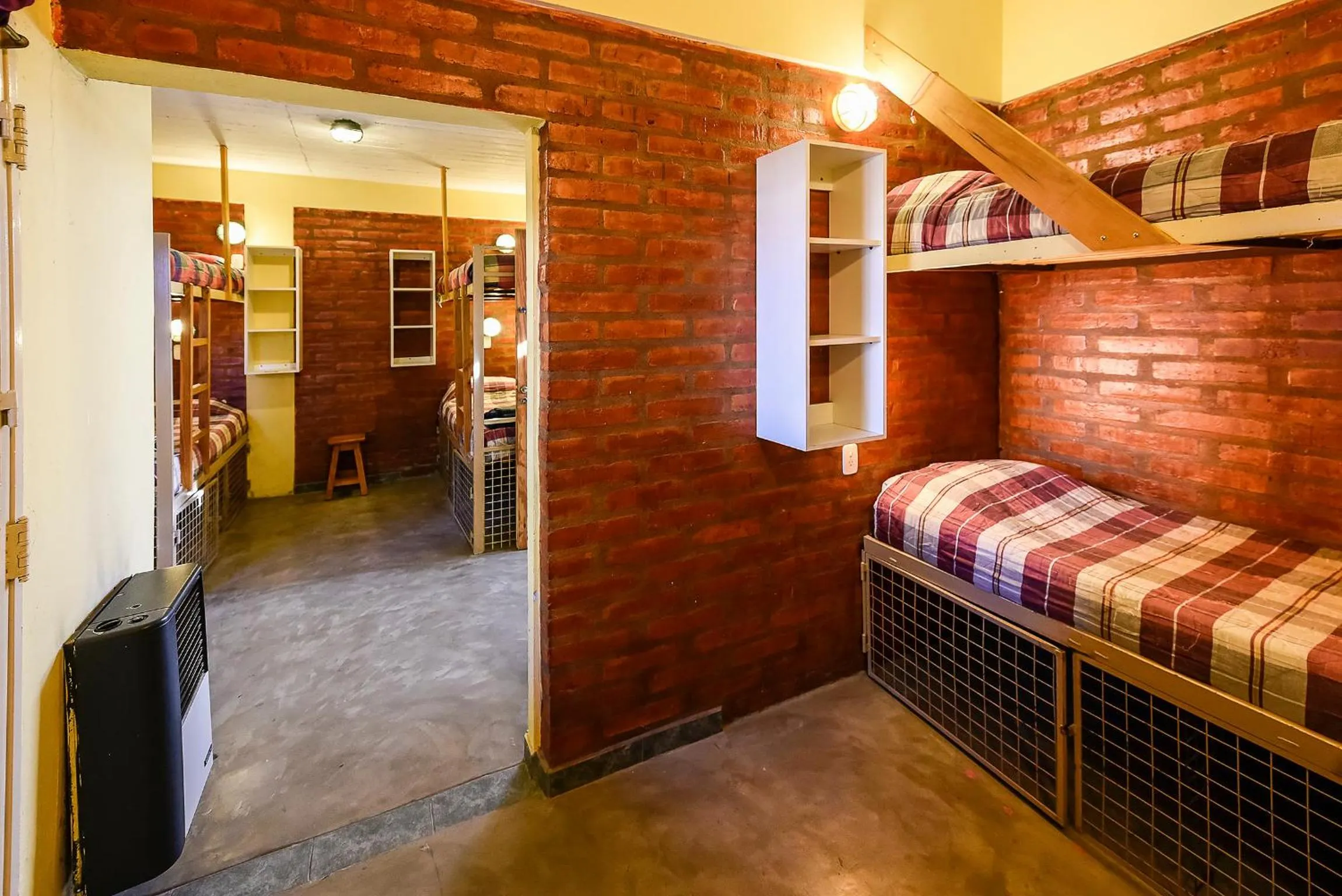 Decorative detail, Bed in La Tosca Hostel