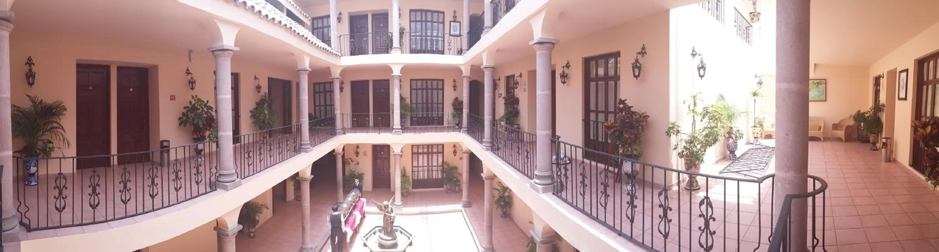 Balcony/Terrace in Hotel Hacienda de los Ángeles by Rotamundos