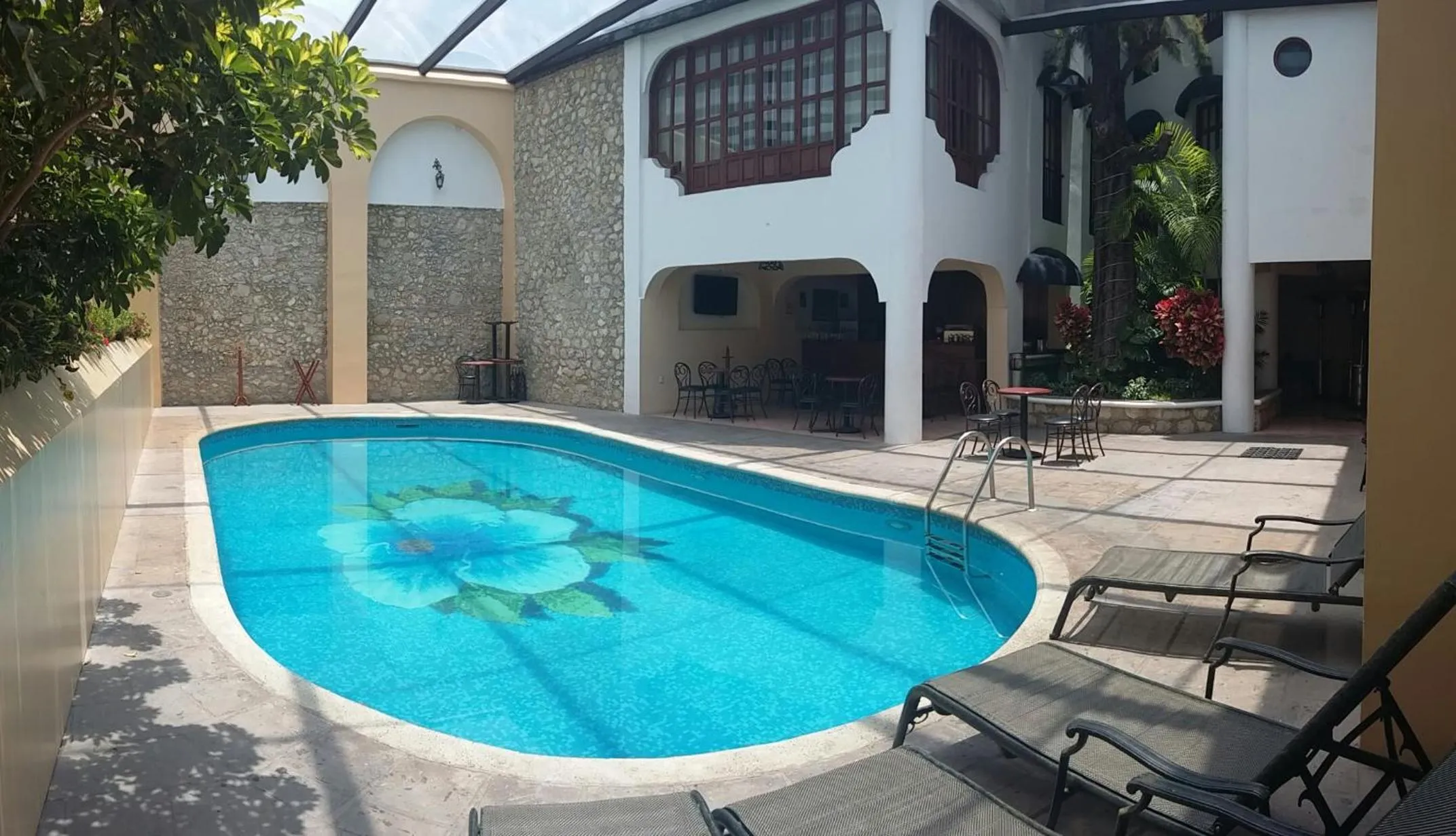 Pool view, Swimming Pool in Hotel Hacienda de los Ángeles by Rotamundos