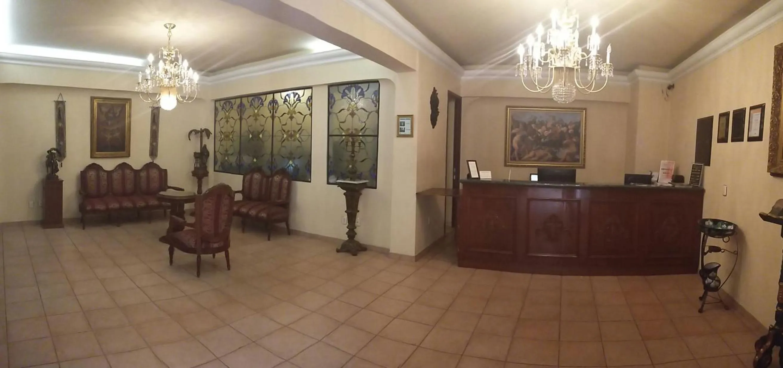 Lobby/Reception in Hotel Hacienda de los Ángeles by Rotamundos