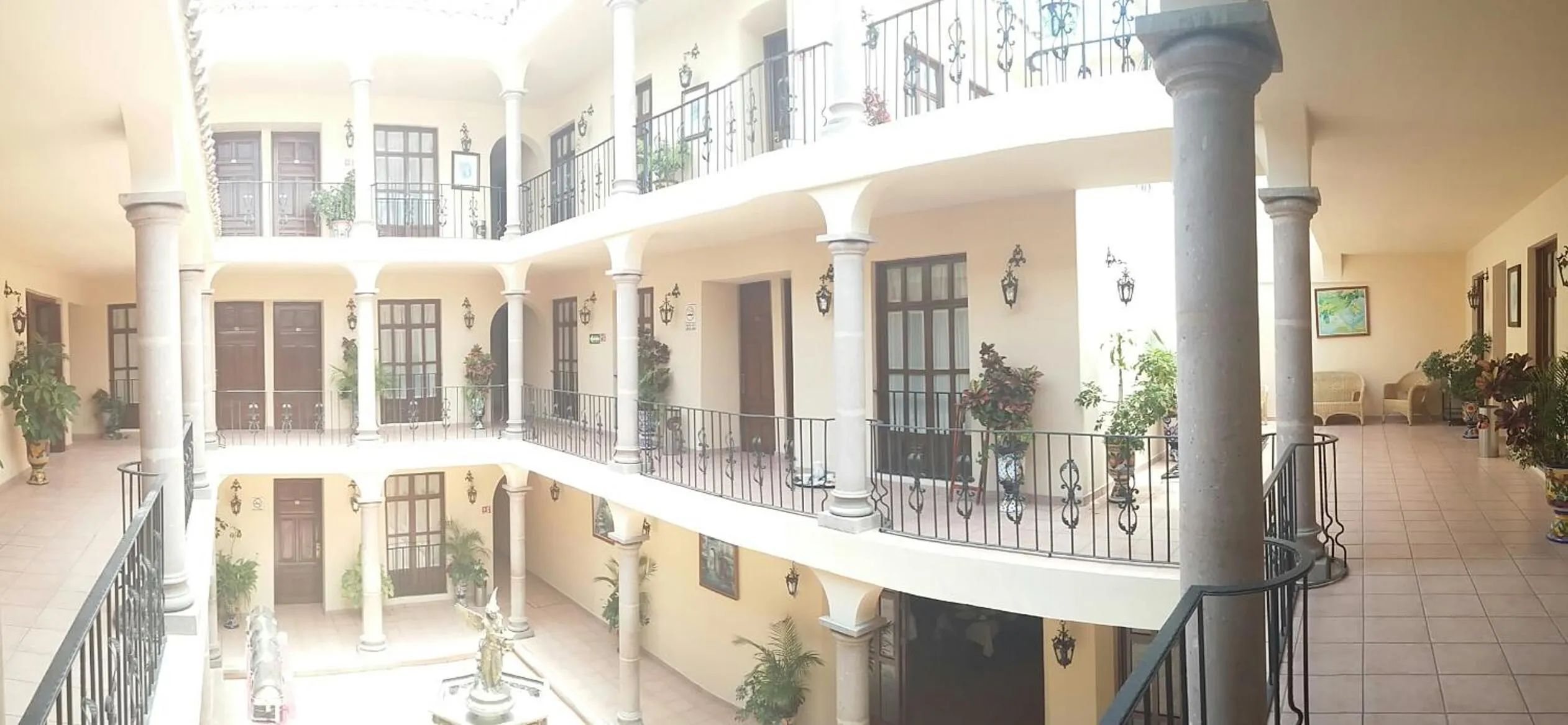 Balcony/Terrace in Hotel Hacienda de los Ángeles by Rotamundos