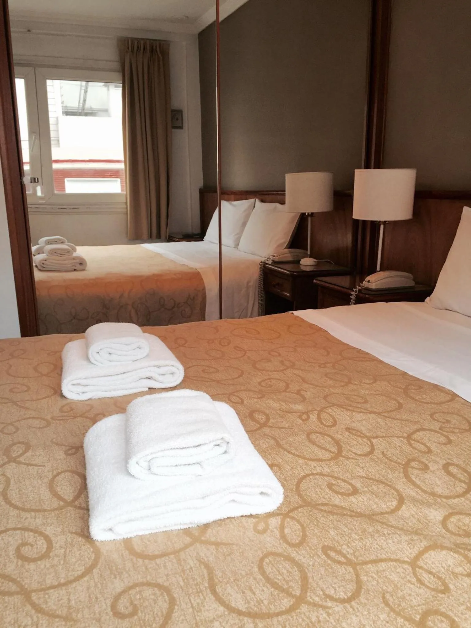 Decorative detail, Bed in Hotel Ortegal