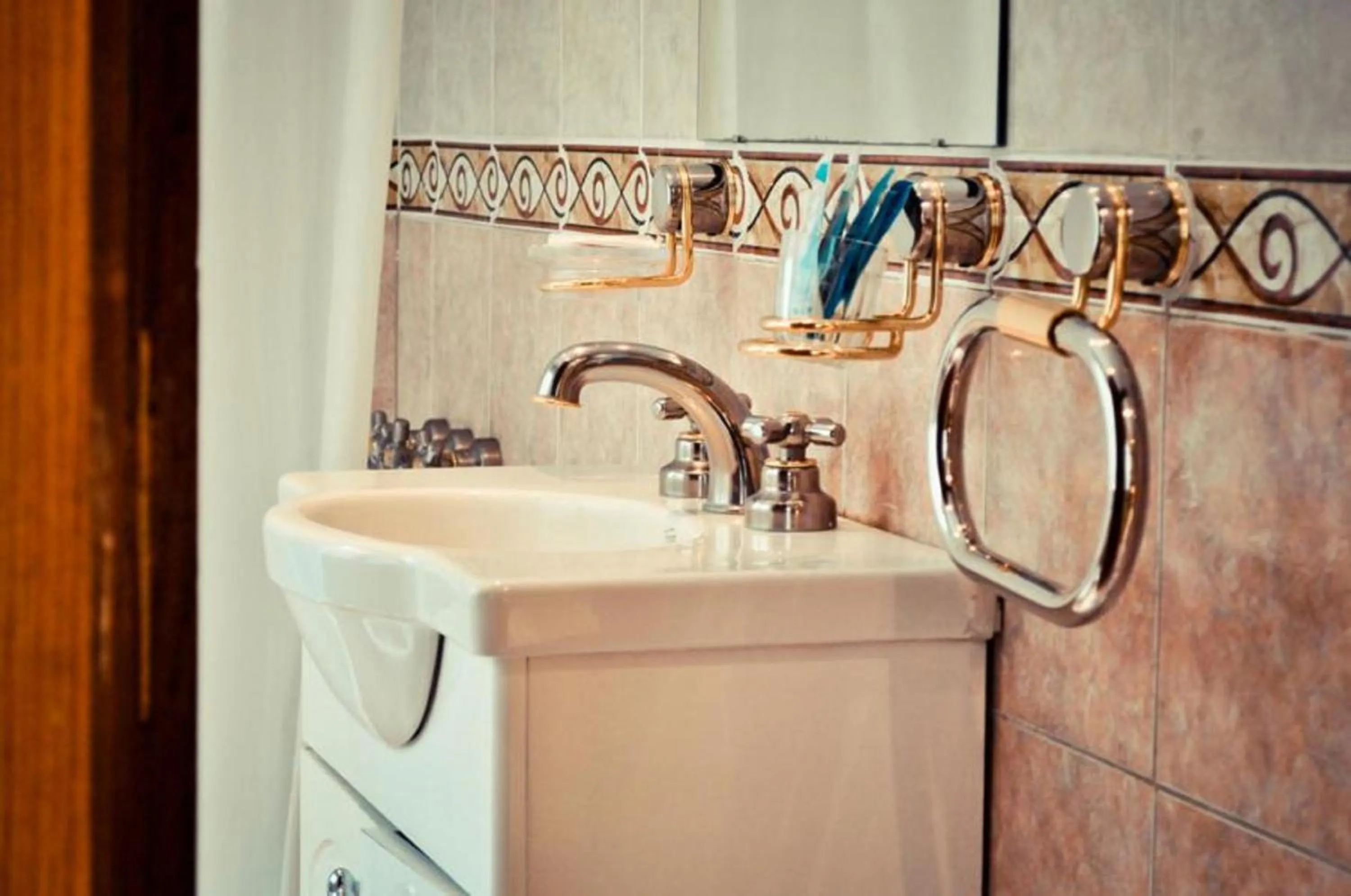 Bathroom in Hotel Ortegal