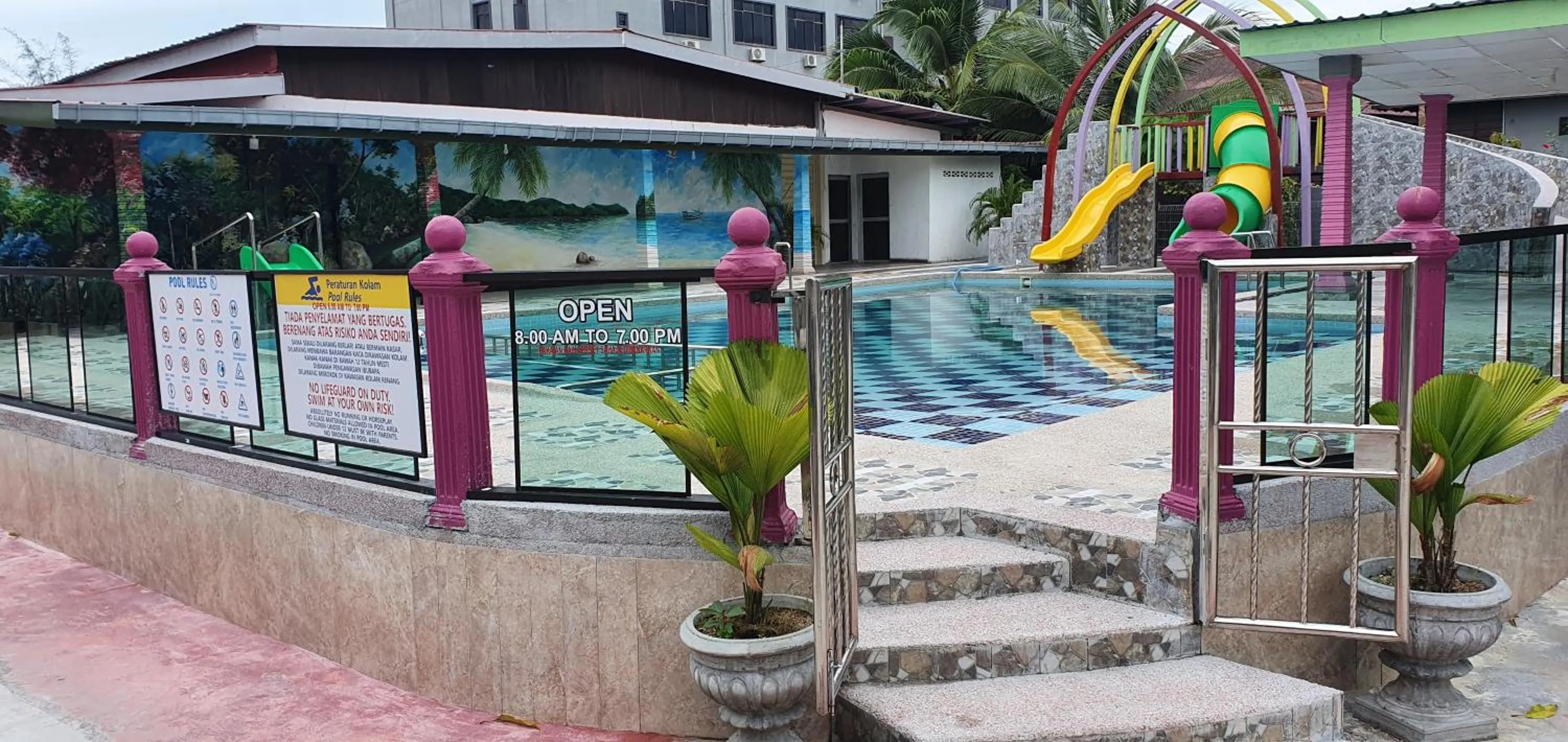 Swimming pool in Rasa Senang Villa -Islam Guest Only