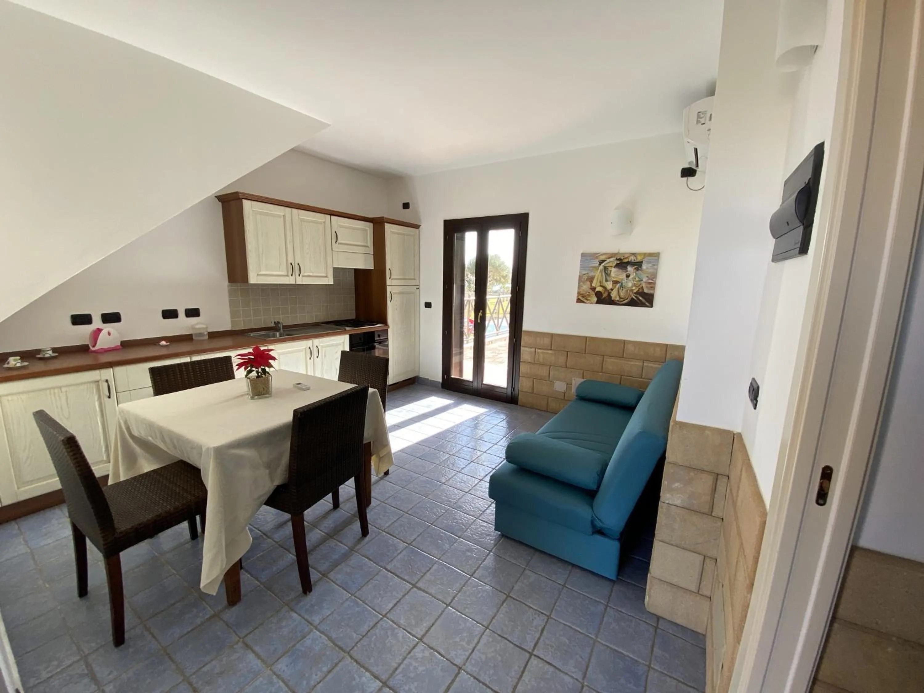 Kitchen or kitchenette in Hotel Capo Campolato