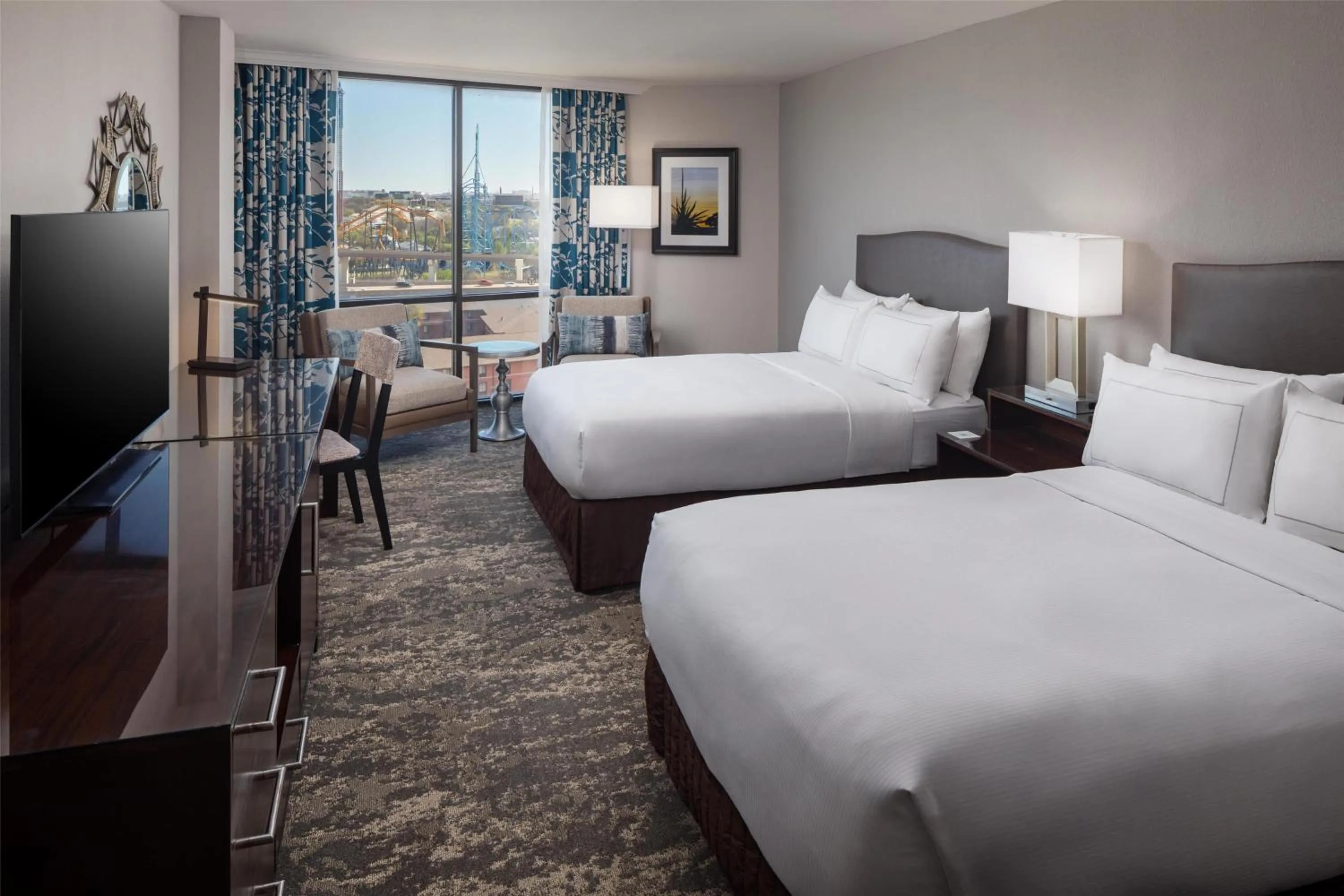 Bed in Hilton Arlington