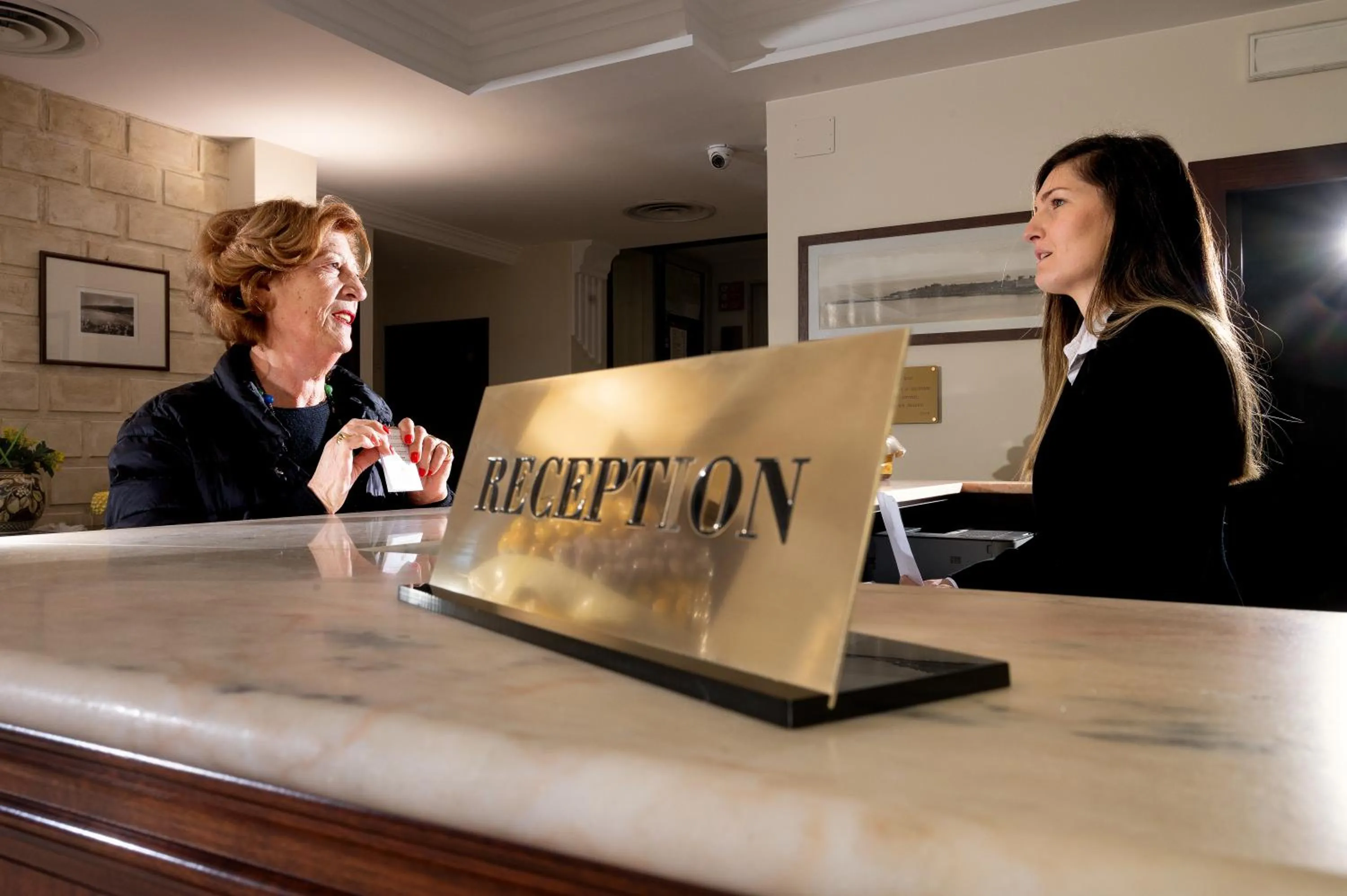 Lobby or reception in Hotel Sabbie d'Oro