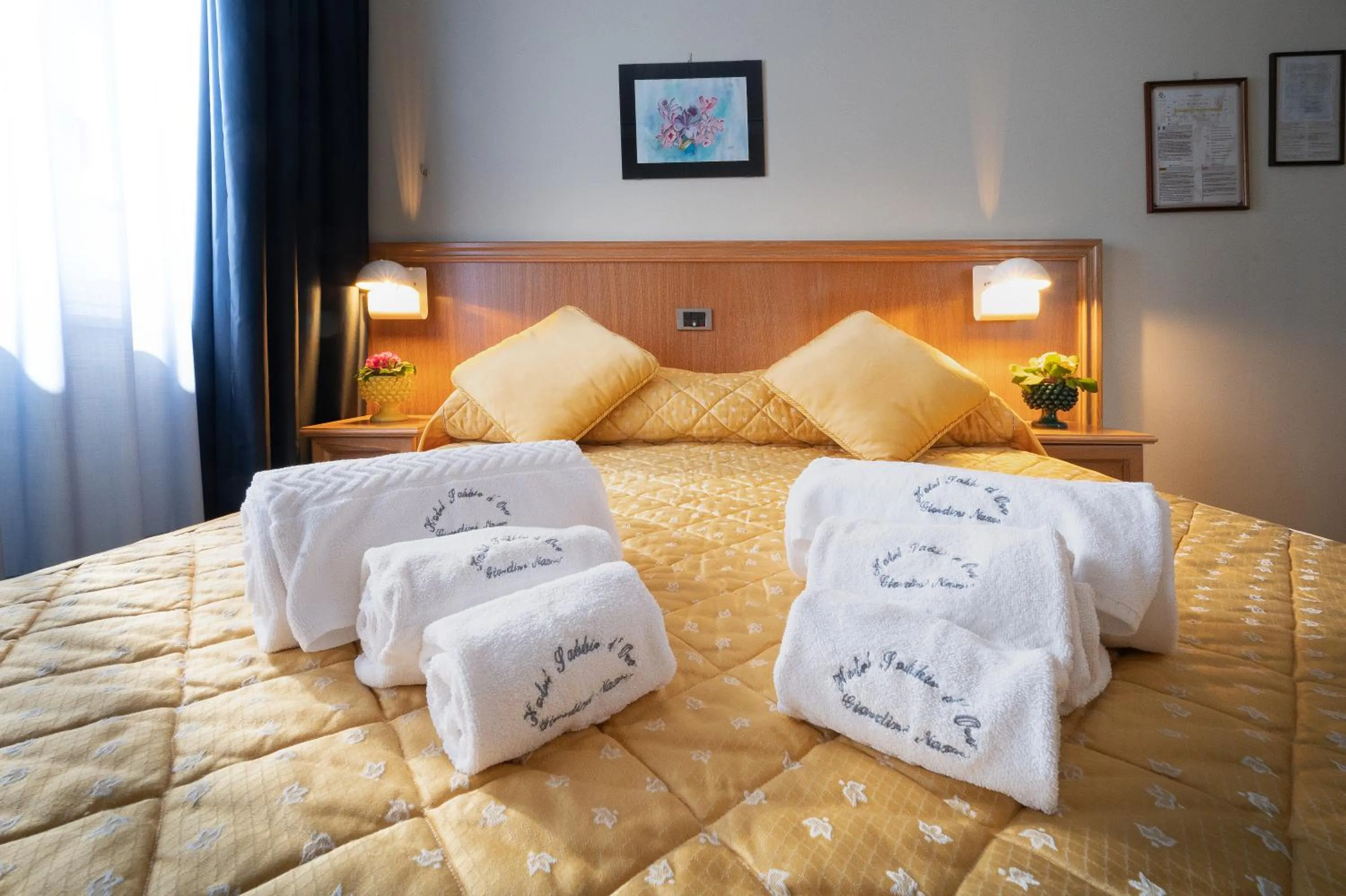 Bed in Hotel Sabbie d'Oro