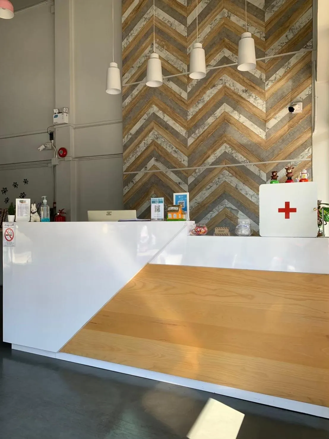 Lobby or reception in Busket Hostel